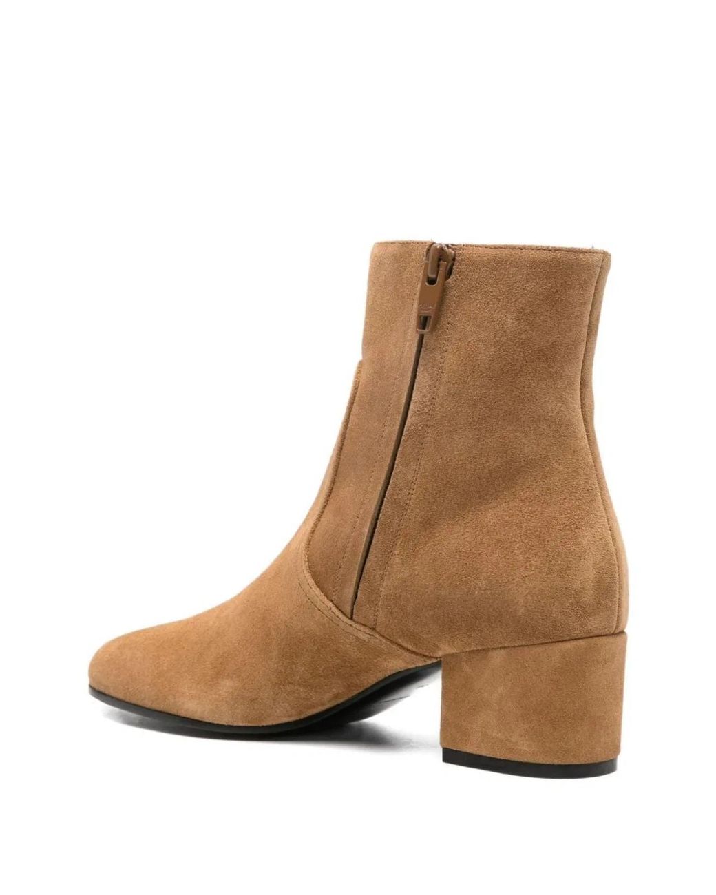 Céline Brown Suede Ankle Boots