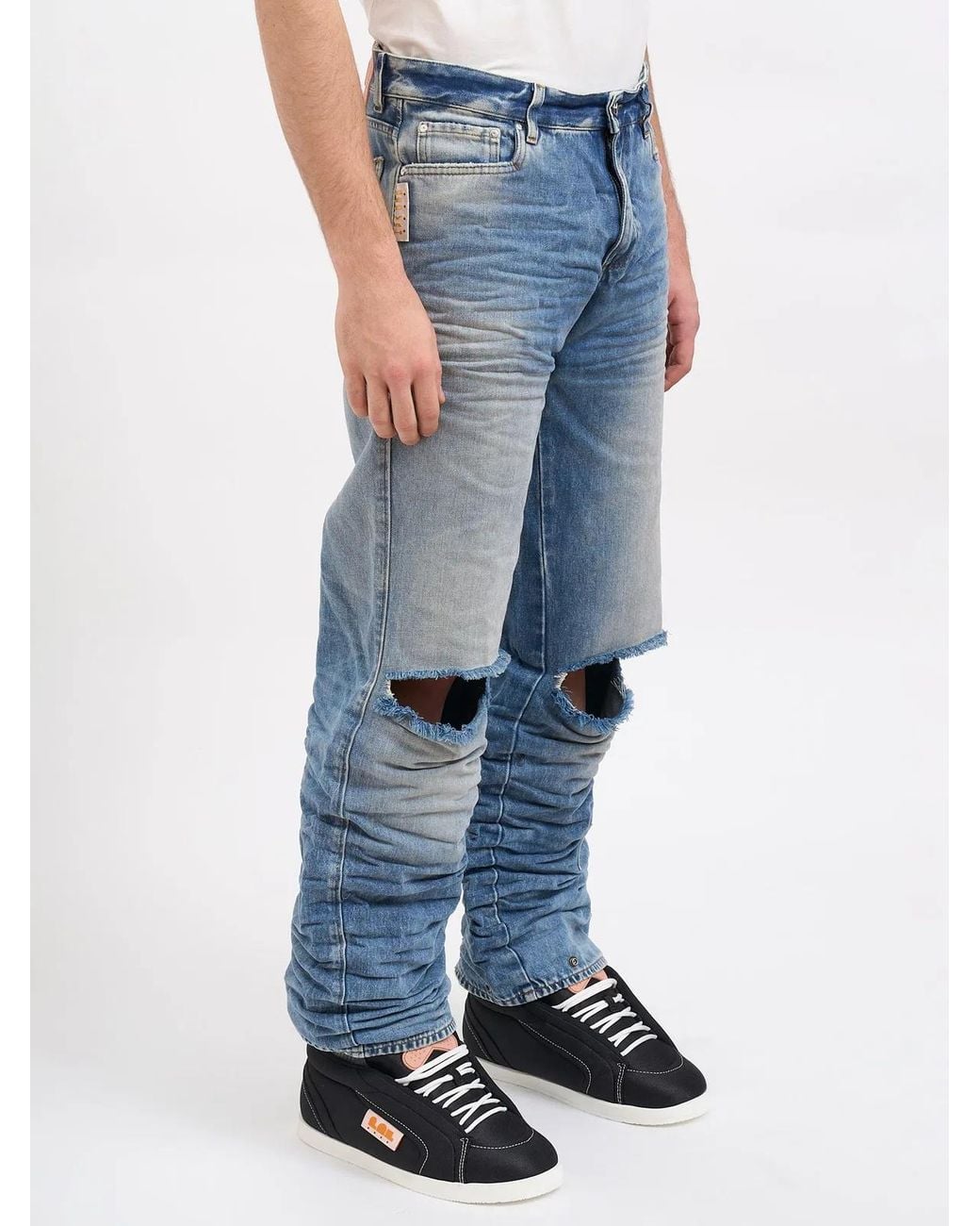PDF Blue Rich Kid Denim Pants for men