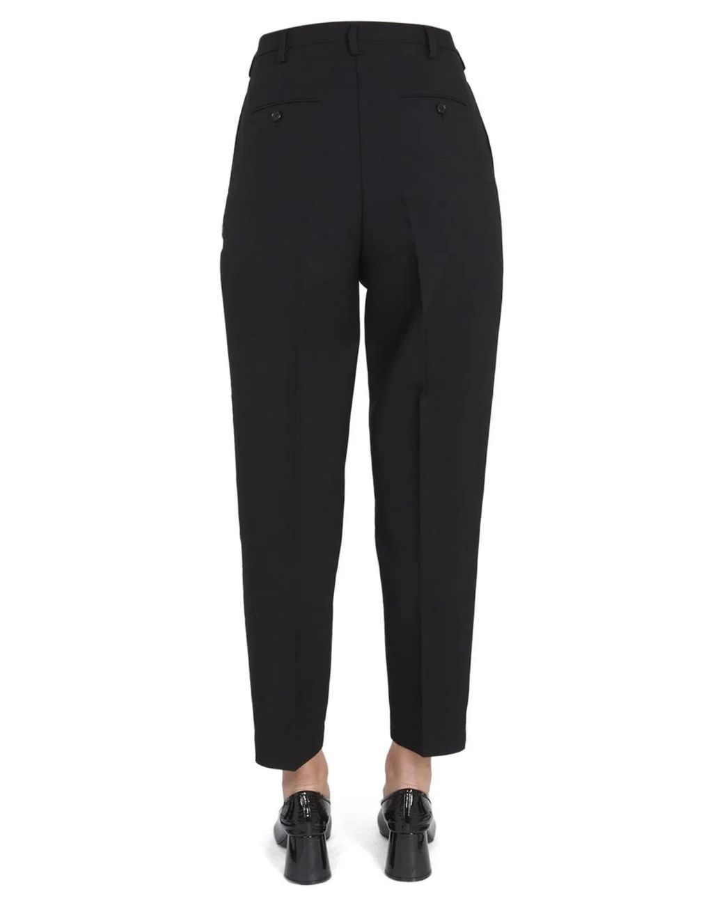 Department 5 Black Cropped Pants