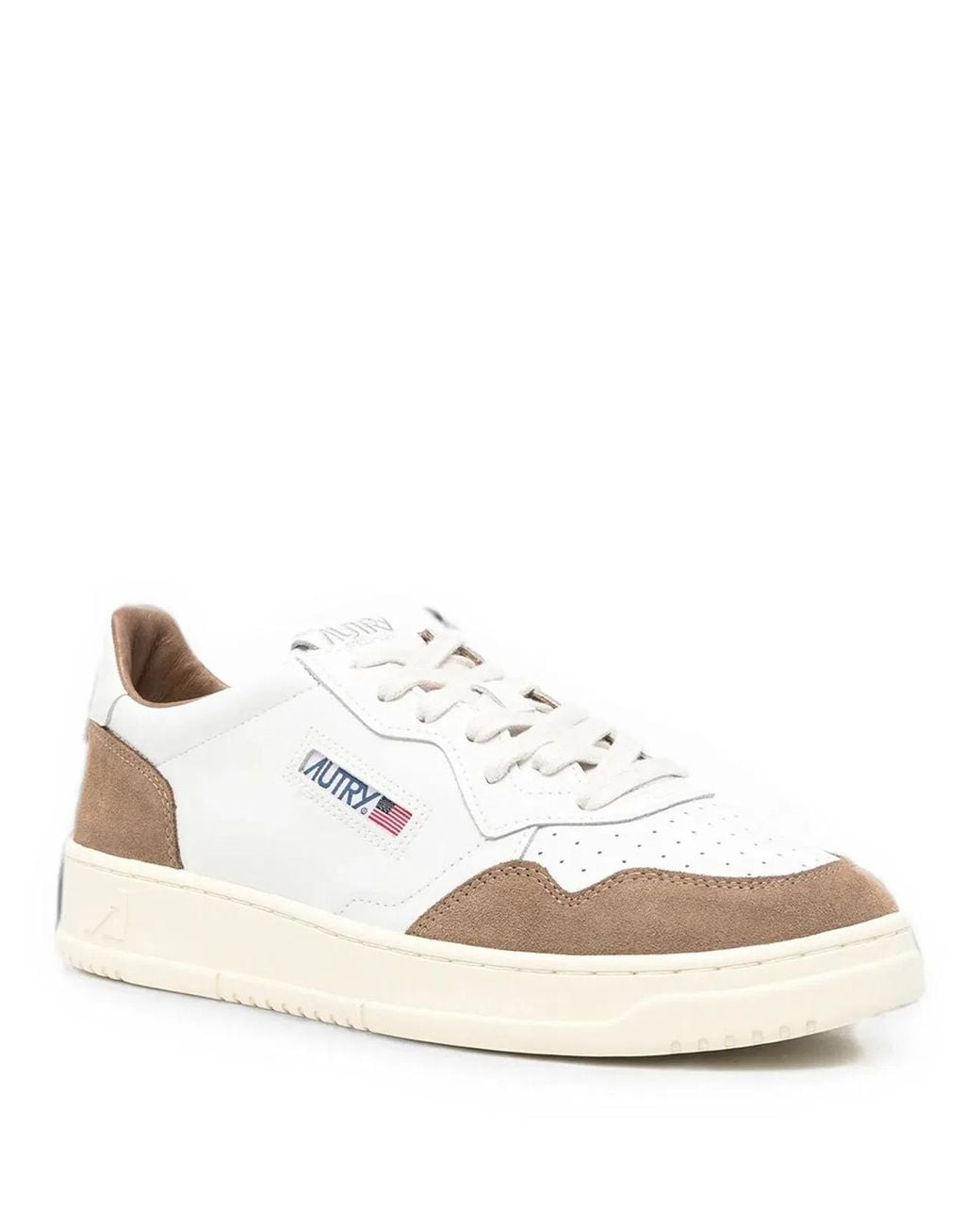 Autry White Medalist Low Sneakers for men