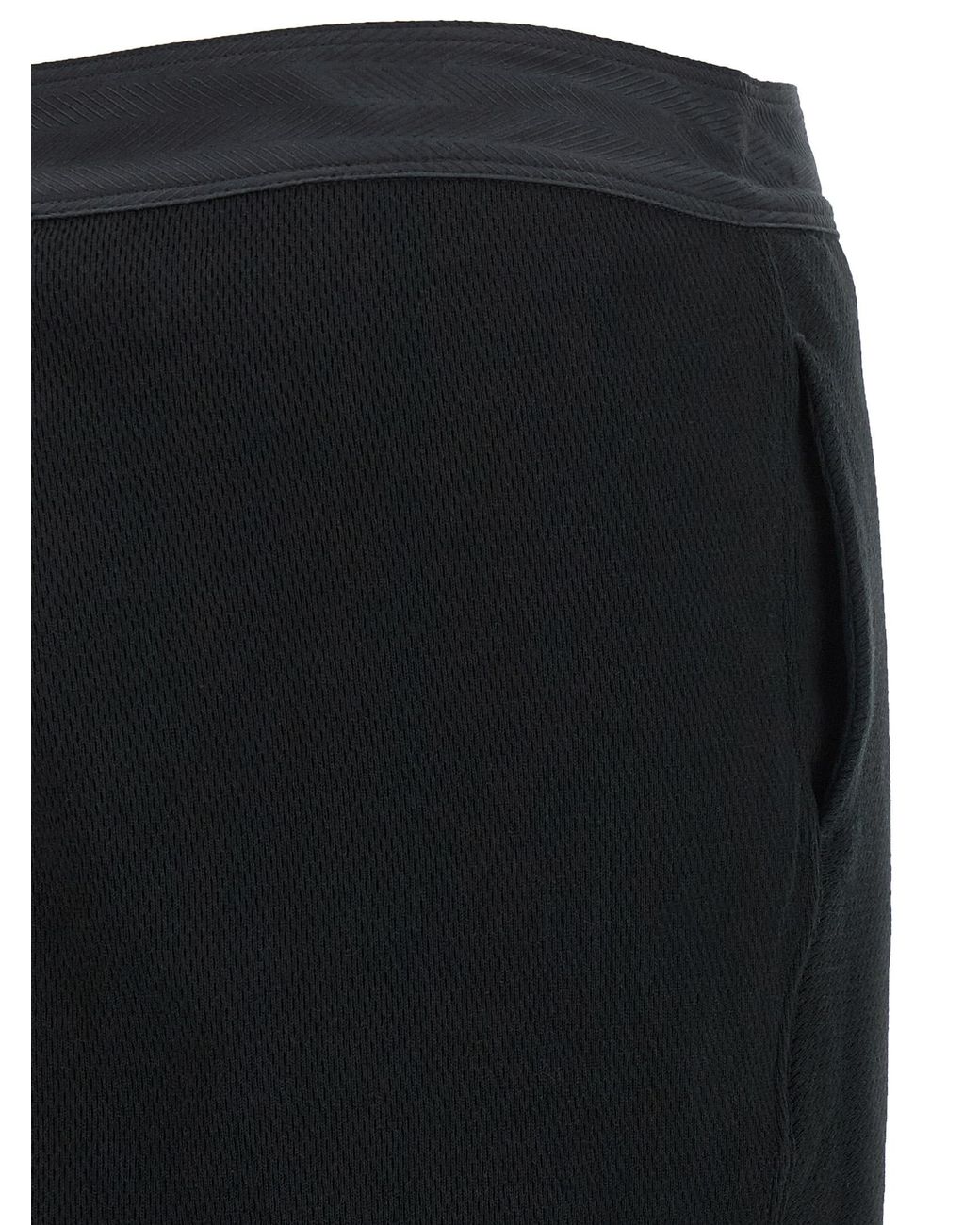 Kiko Kostadinov Black 'Petrel' Culotte Bermuda Shorts