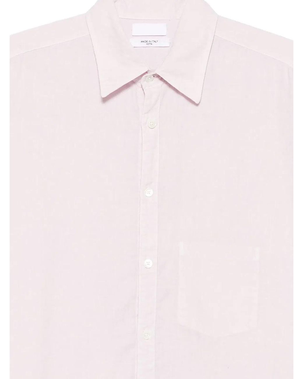 Cellar Door Pink Sid Cotton Shirt for men