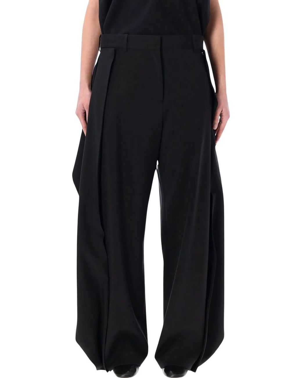 Loewe Black Lightweight Wool Trousers
