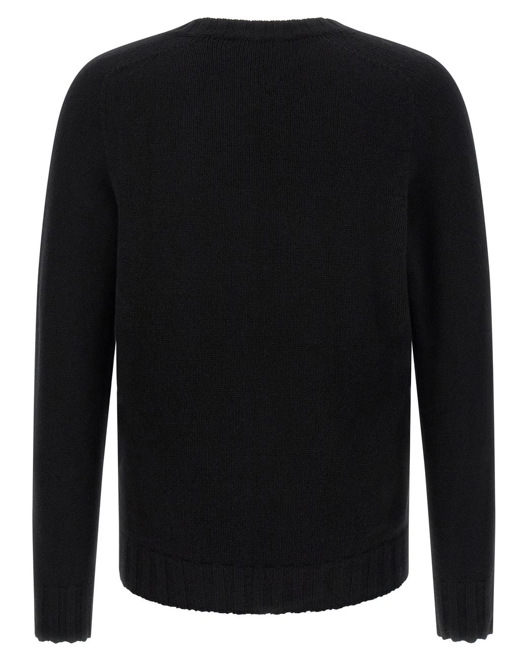 Oliver Lattughi Black Cashmere V-Sweater for men