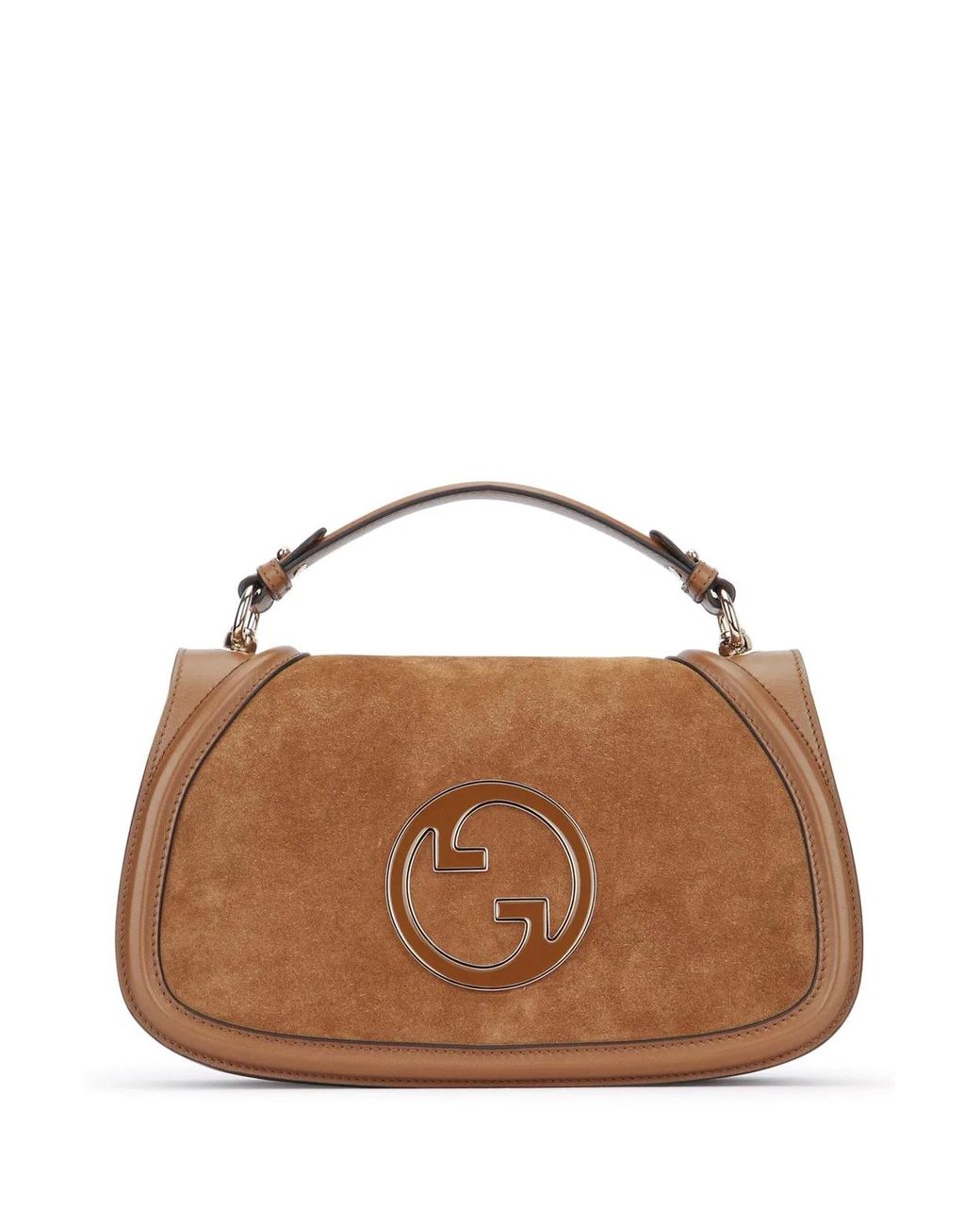 Gucci Brown Handbag G.Blondie Suede Dafne
