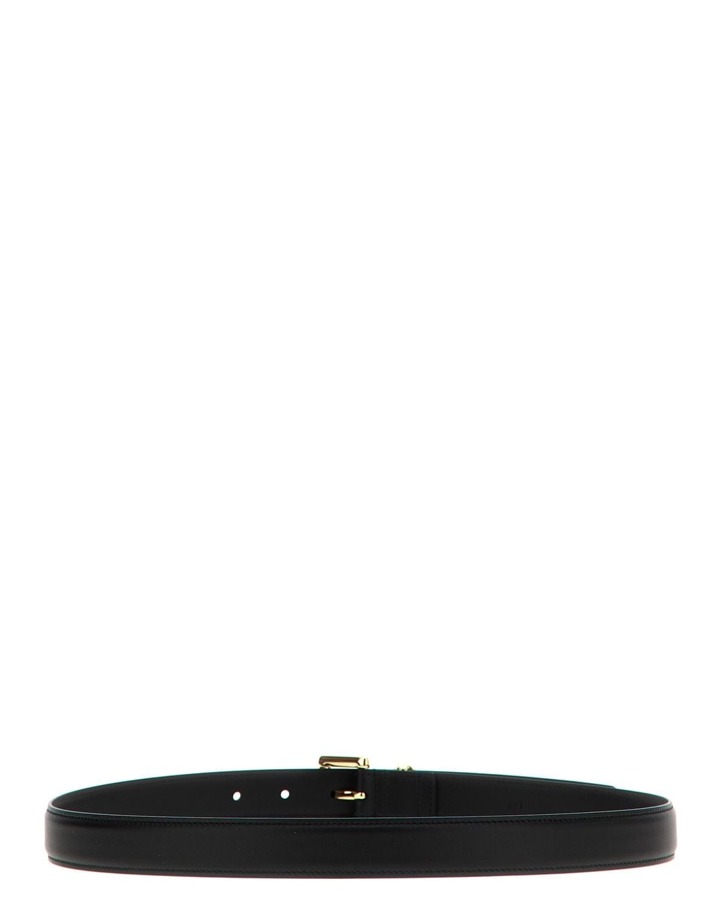 Ferragamo Black Gancini Reversible Leather Belt