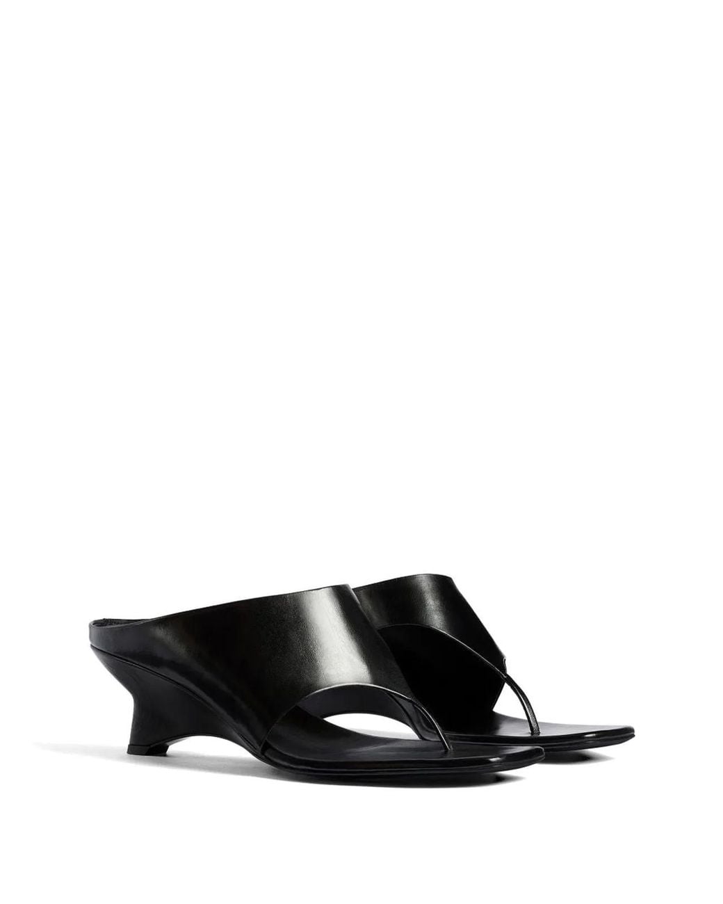 Khaite White Marlow Leather Mules