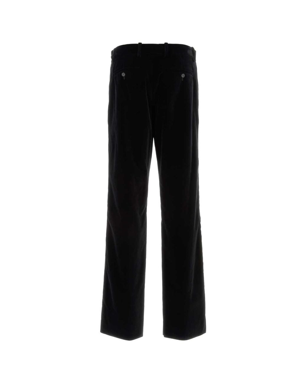 Fendi Black Trousers Cotton Velvet for men
