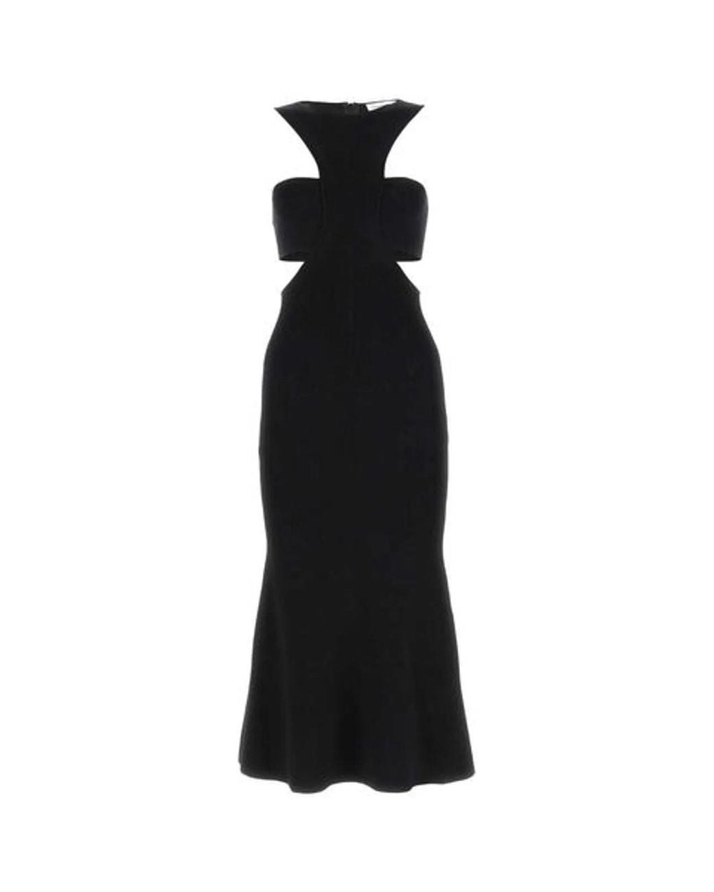 McQueen Black Viscose Blend Dress