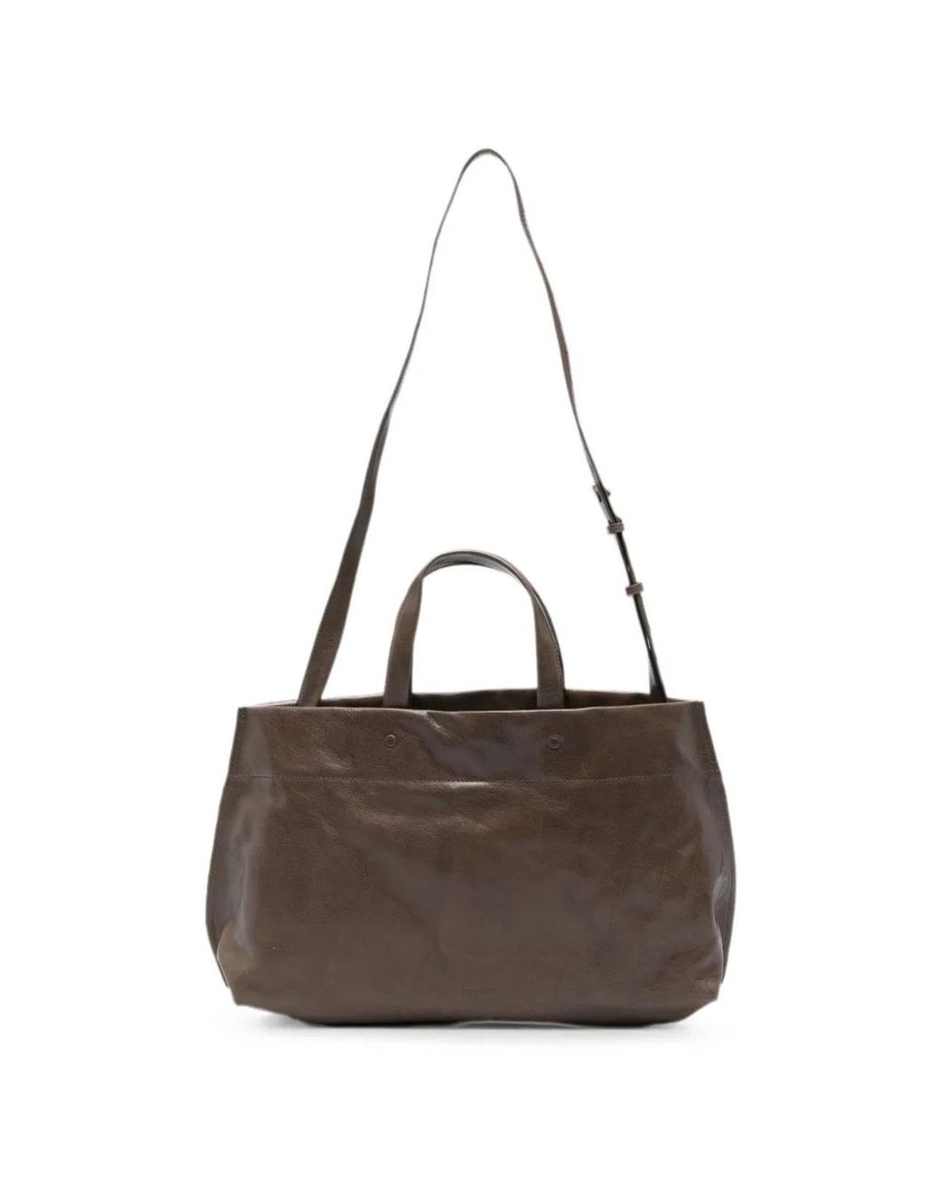 Lihann George Brown Elli Leather Tote Bag