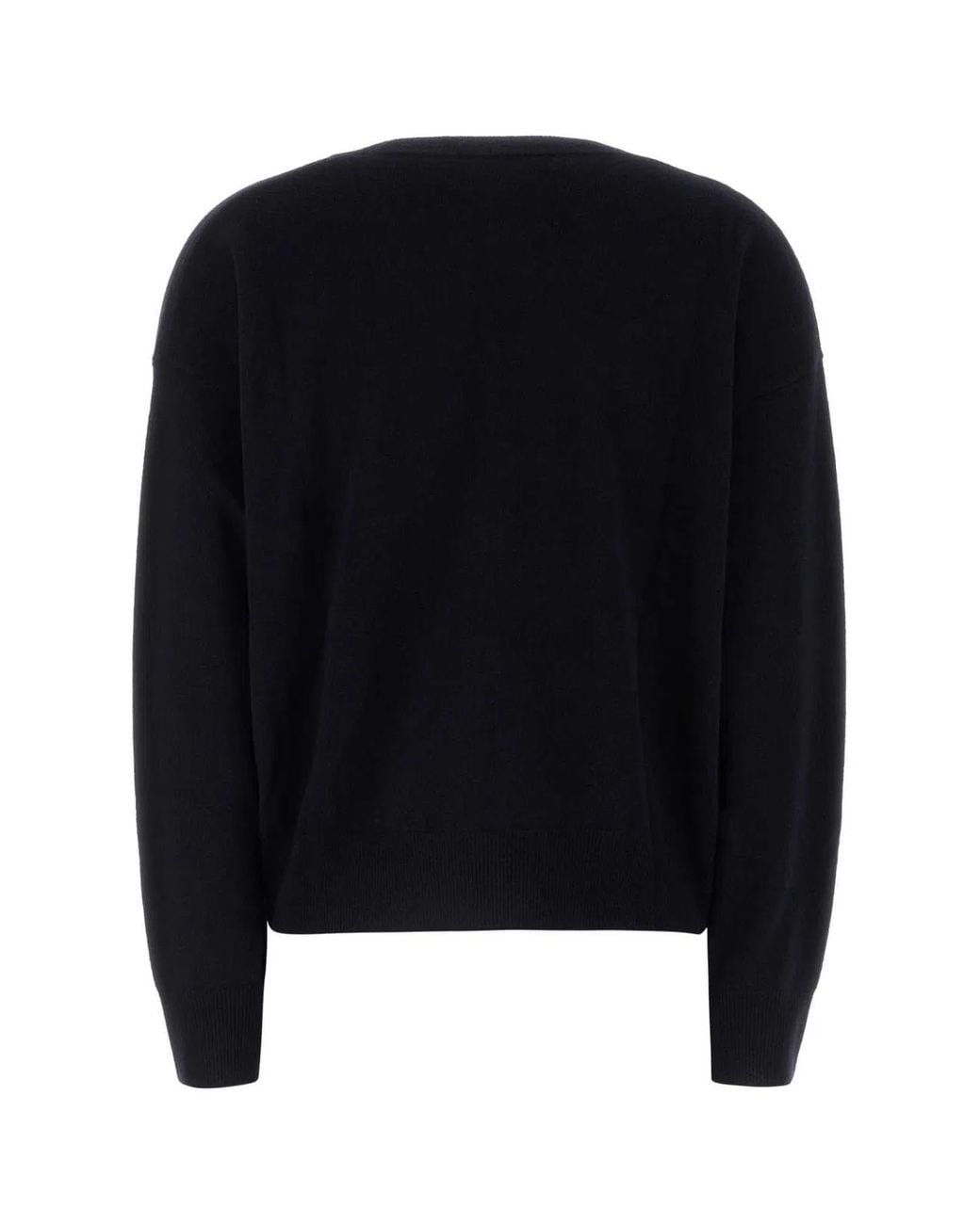 Versace Black Midnight Stretch Wool Blend Sweater