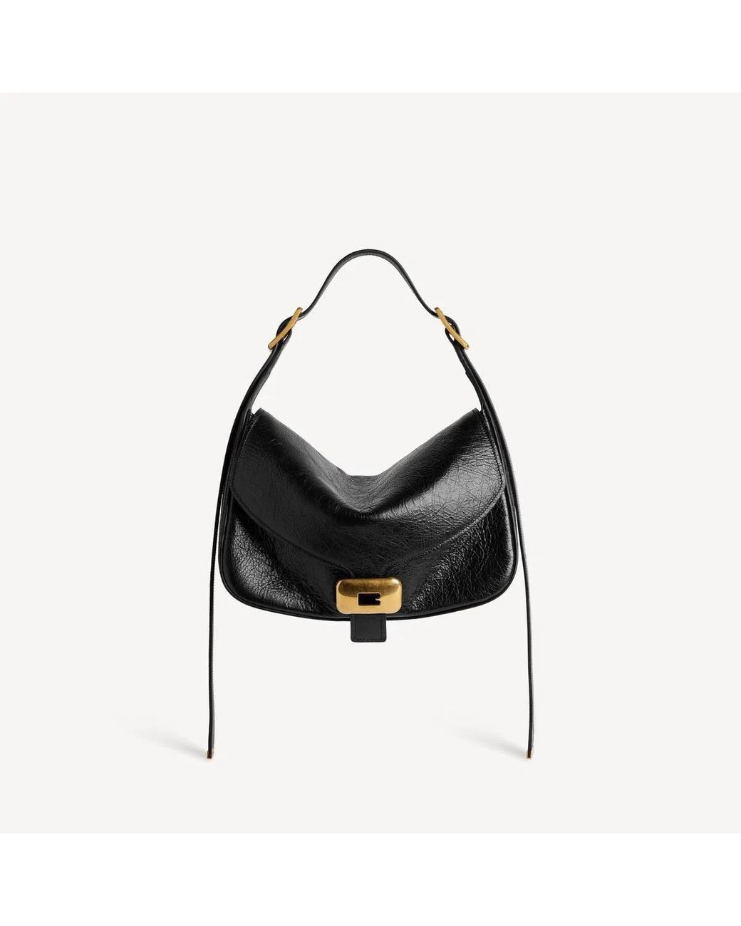 Balenciaga Black Clicca Shoulder Bag Medium