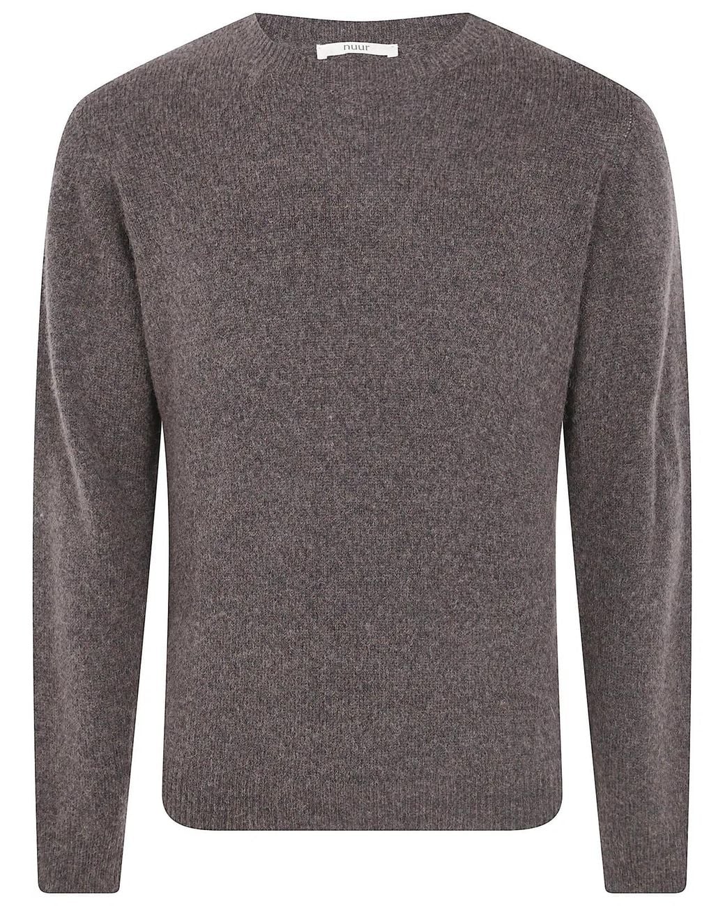 Roberto Collina Gray Crewneck for men