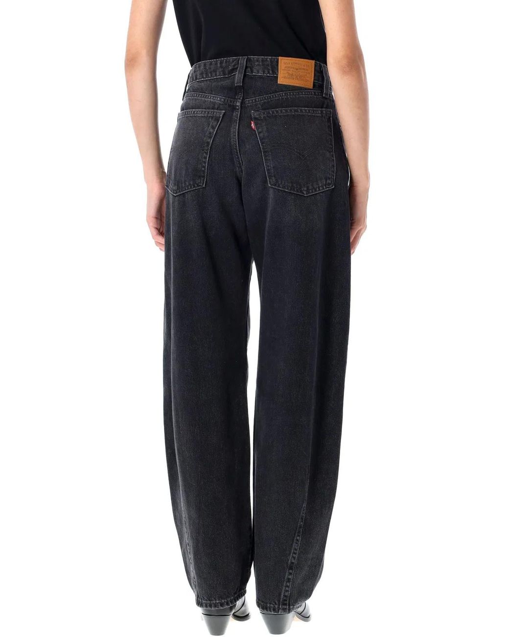 Levi's Black Baggy Barrel Jeans