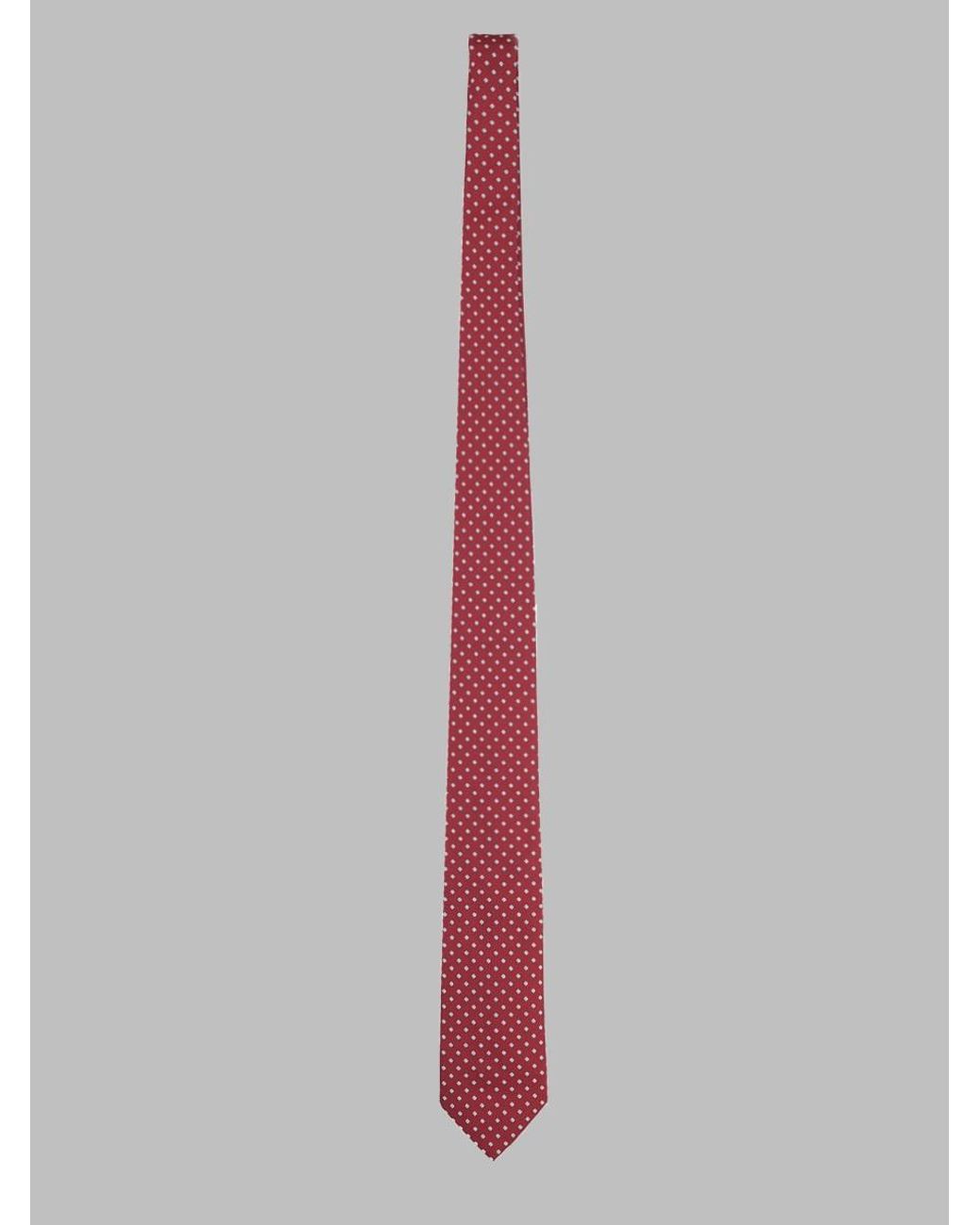 Boss White Silk Blend Tie Ties & Bow for men