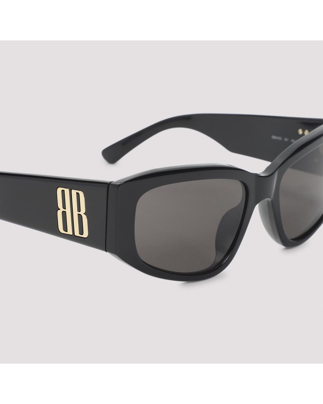 Balenciaga Black Nano D Frame Sunglasses