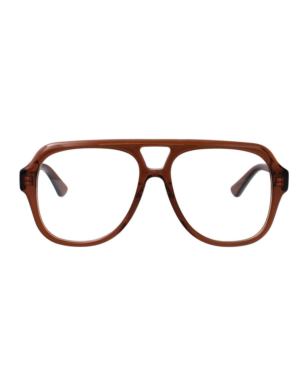 Chloé Brown Transparent Recycled Acetate Glasses