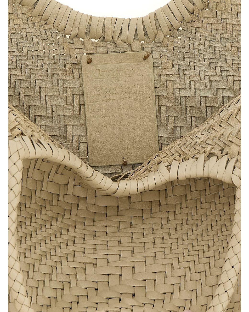 Dragon Diffusion Natural 'Nantucket Optical' Shoulder Bag