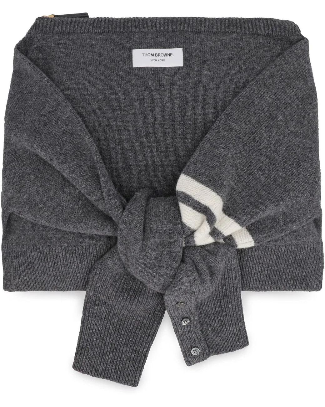 Thom Browne Black Knit Bag