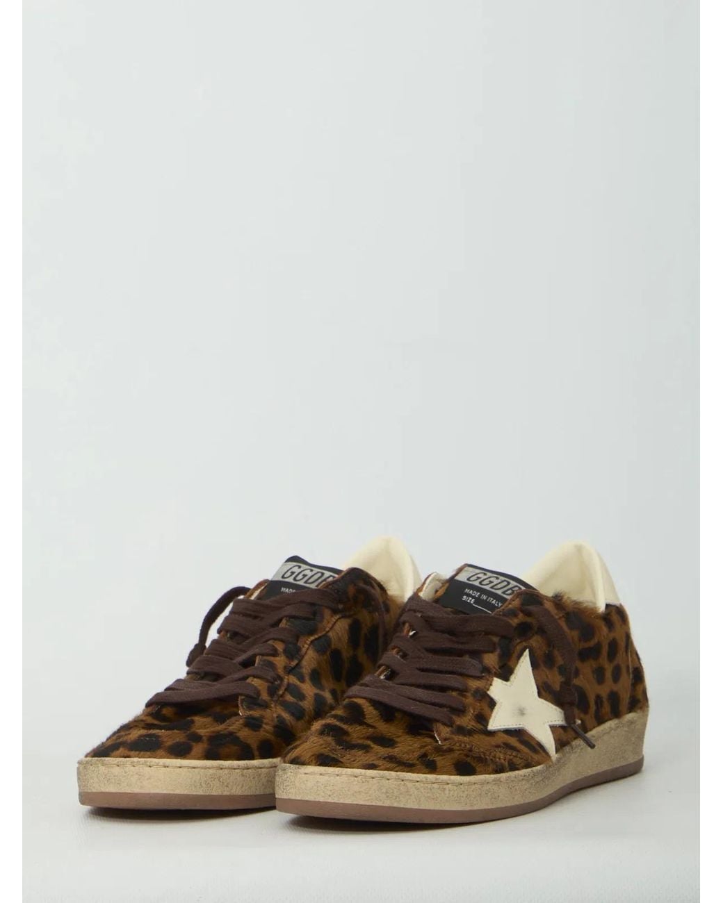 Golden Goose Deluxe Brand Brown Ball Star Sneakers