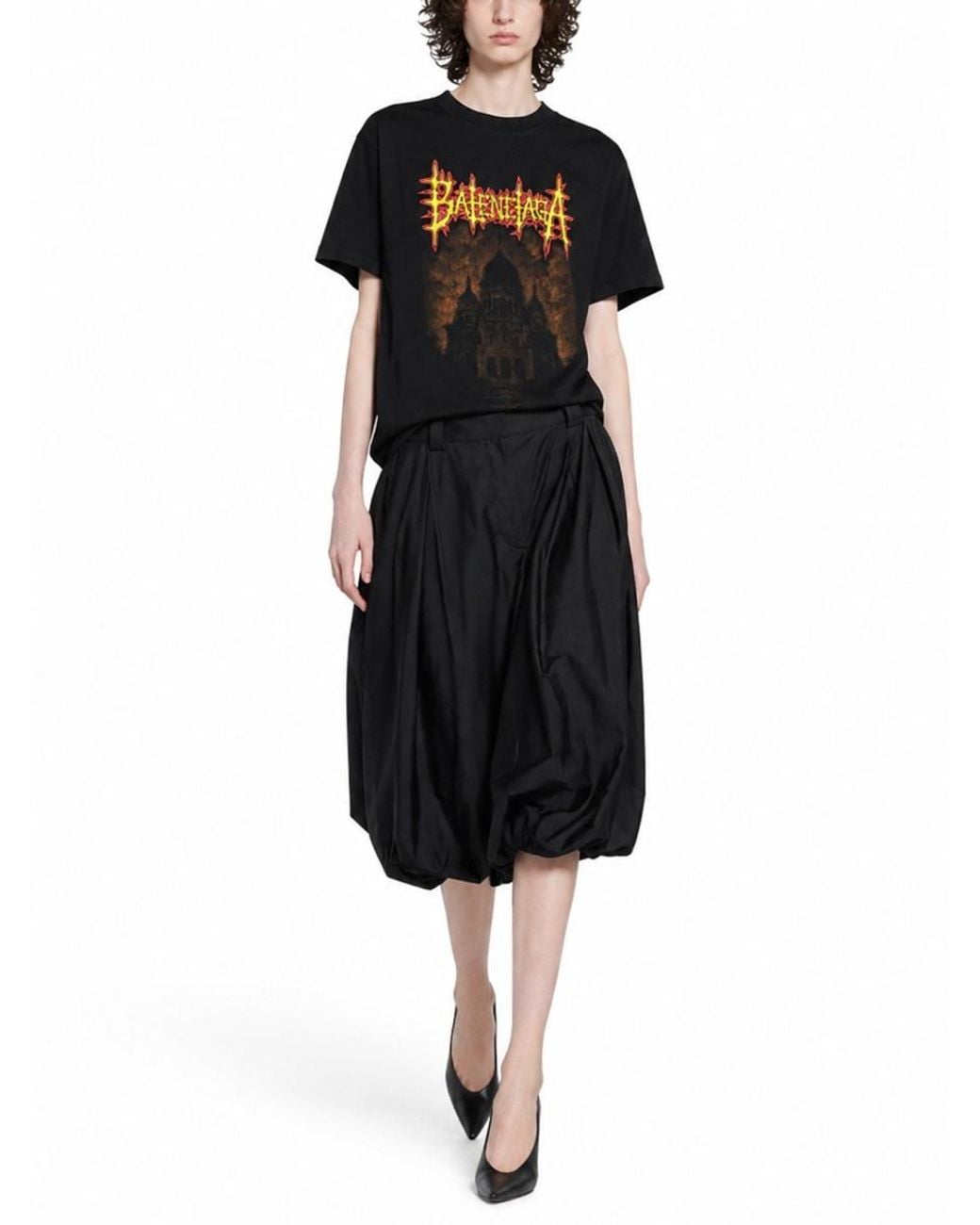 Balenciaga Black Shorts "Balloon"