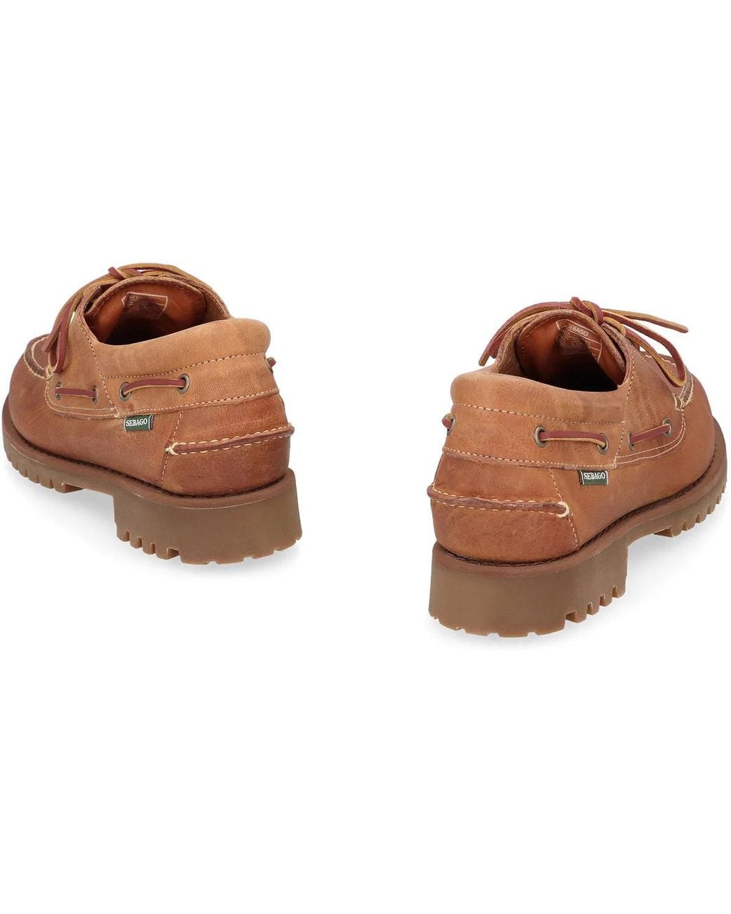 Sebago Brown Acadia Suede Lace-Up Shoes