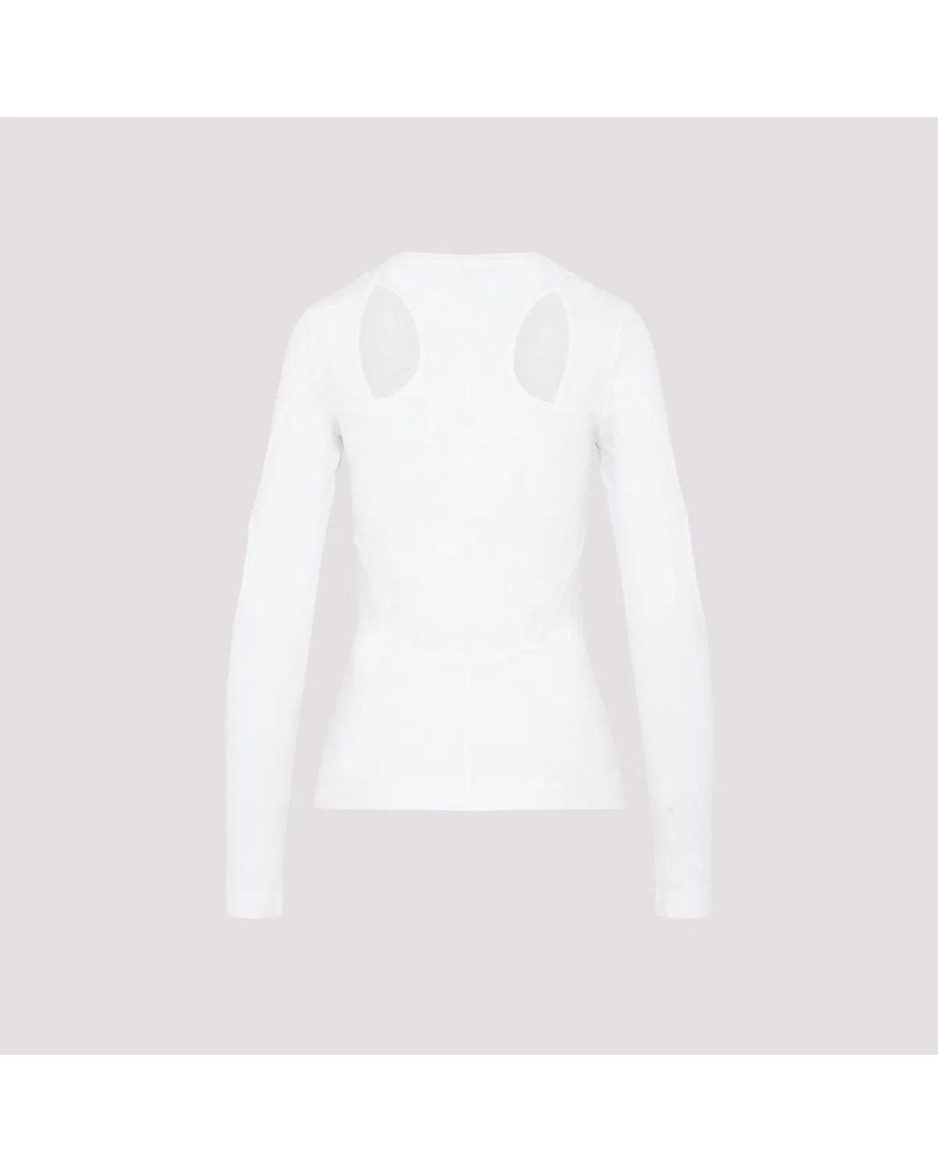 Givenchy White Stretch Nylon Top