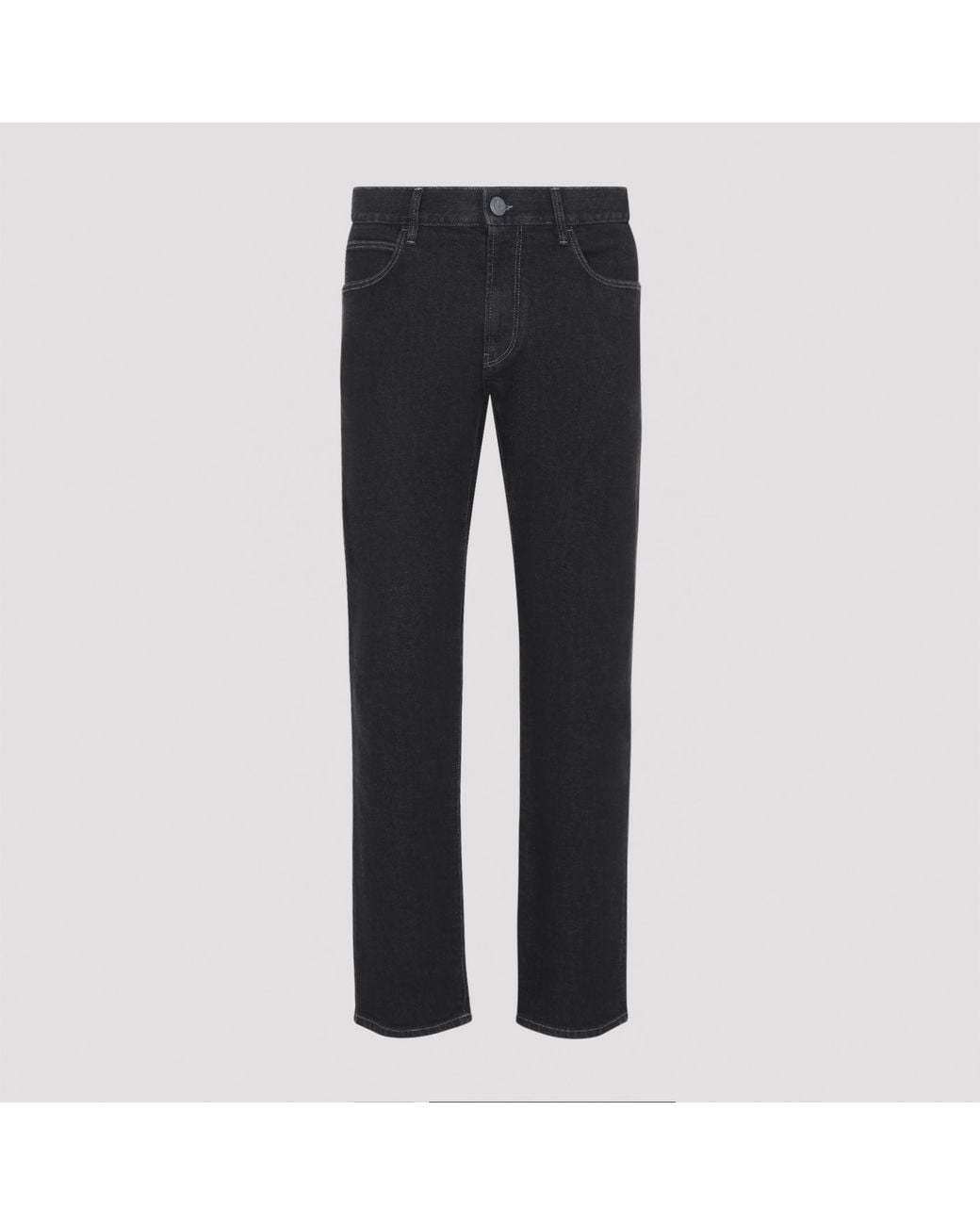 Giorgio Armani Blue Denim 5 Pocket Pants for men