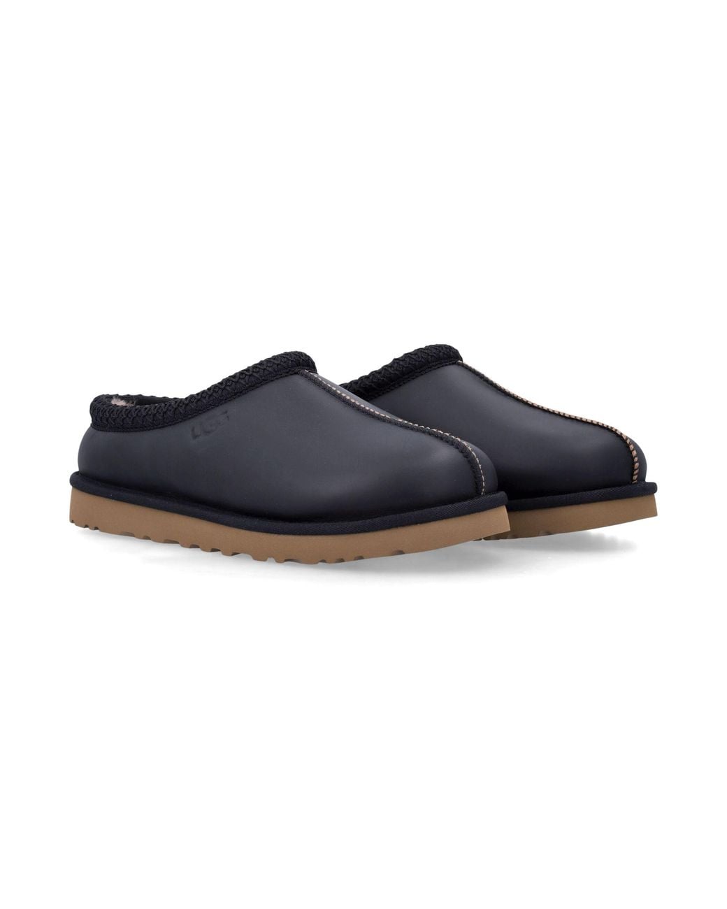 Ugg Blue Tasman Contrast Leather Slippers for men