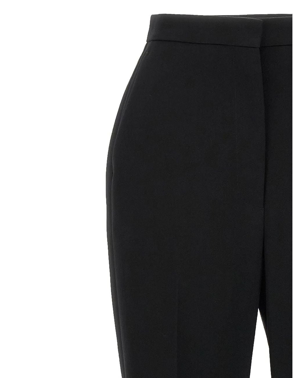 Givenchy Black Satin Band Pants