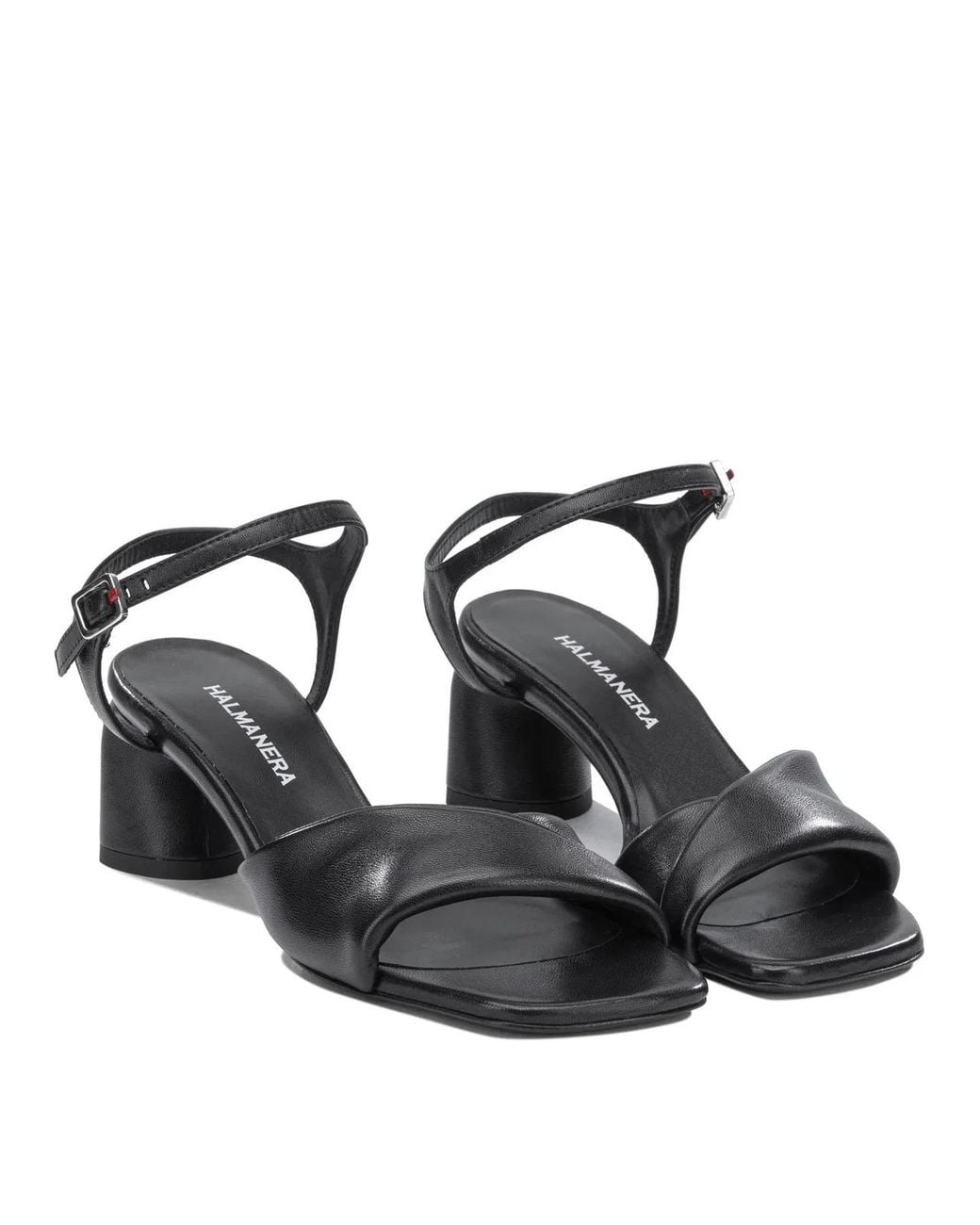 Halmanera Black Sandals