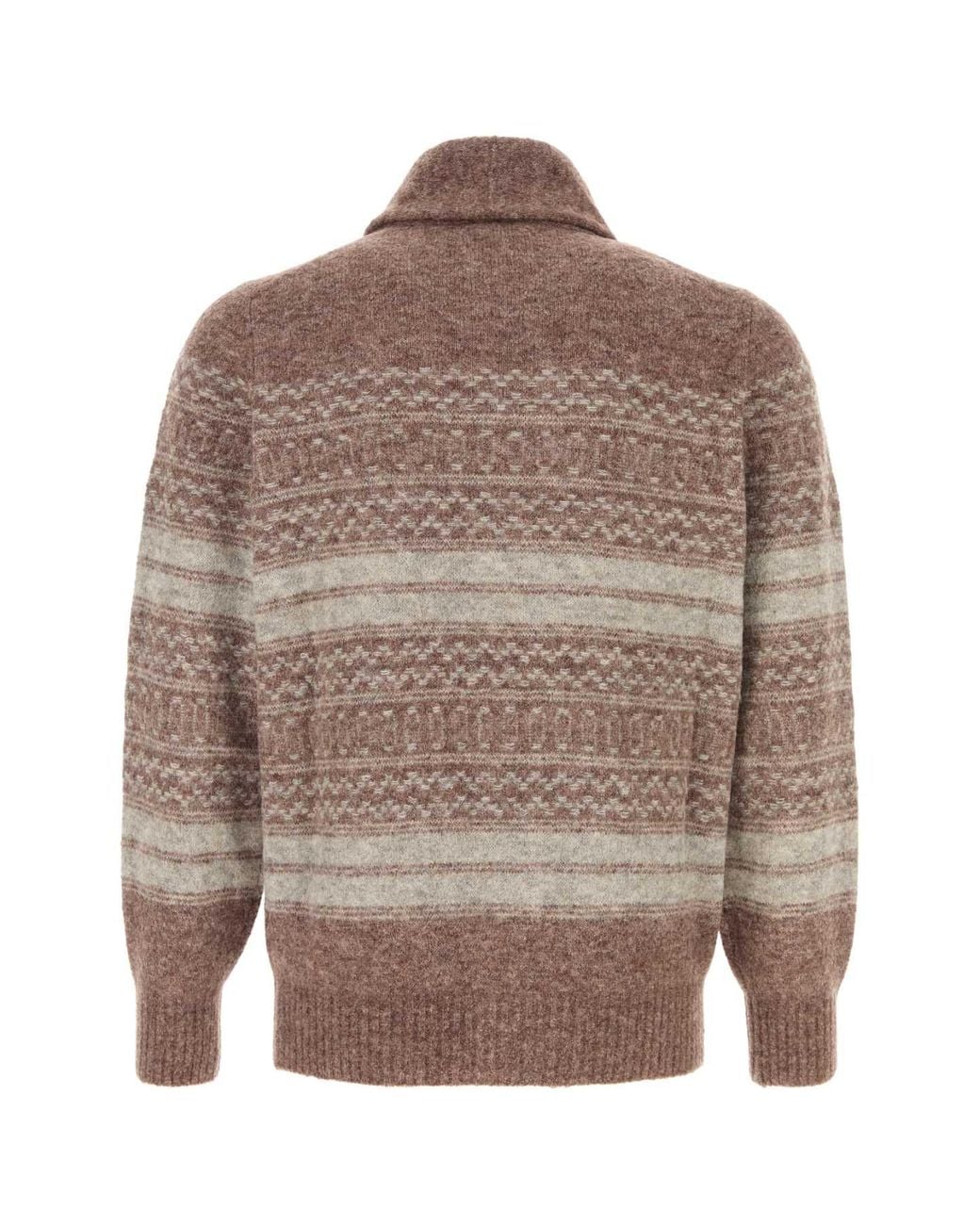 Brunello Cucinelli Brown Cardigan for men