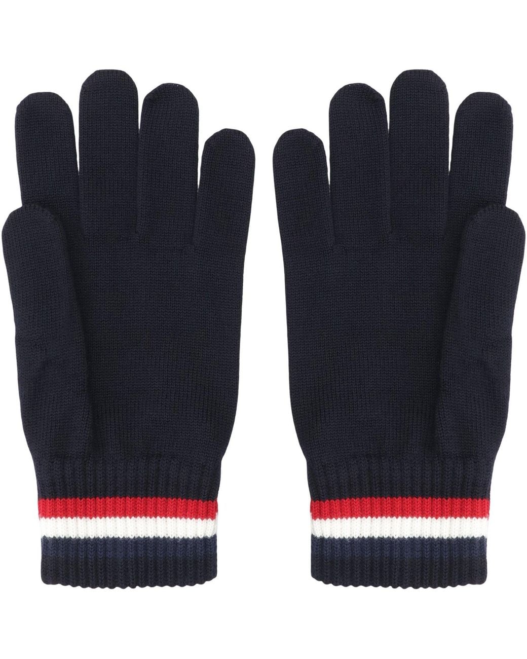 Moncler Black Gloves for men