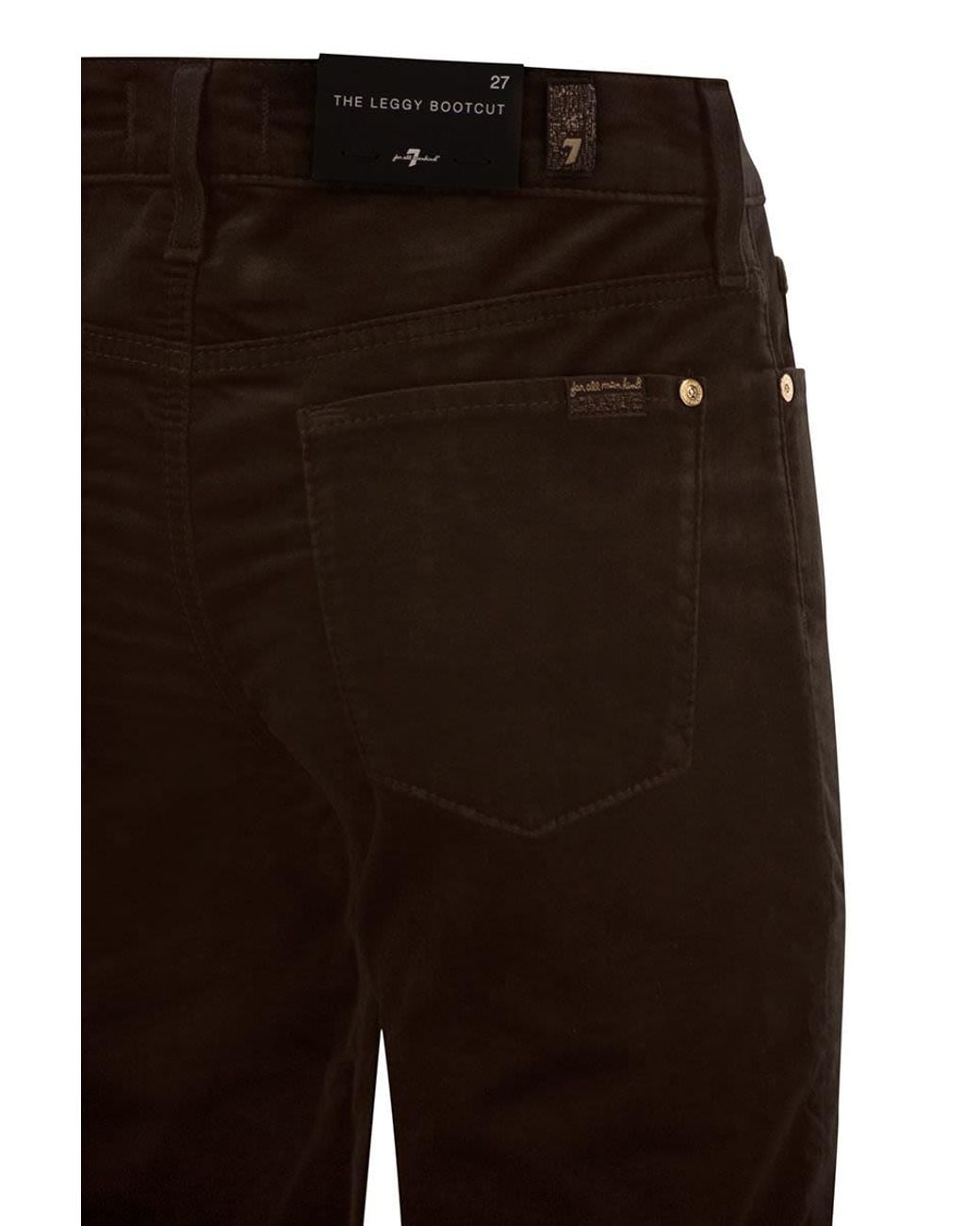7 For All Mankind Black The Leggy Bootcut