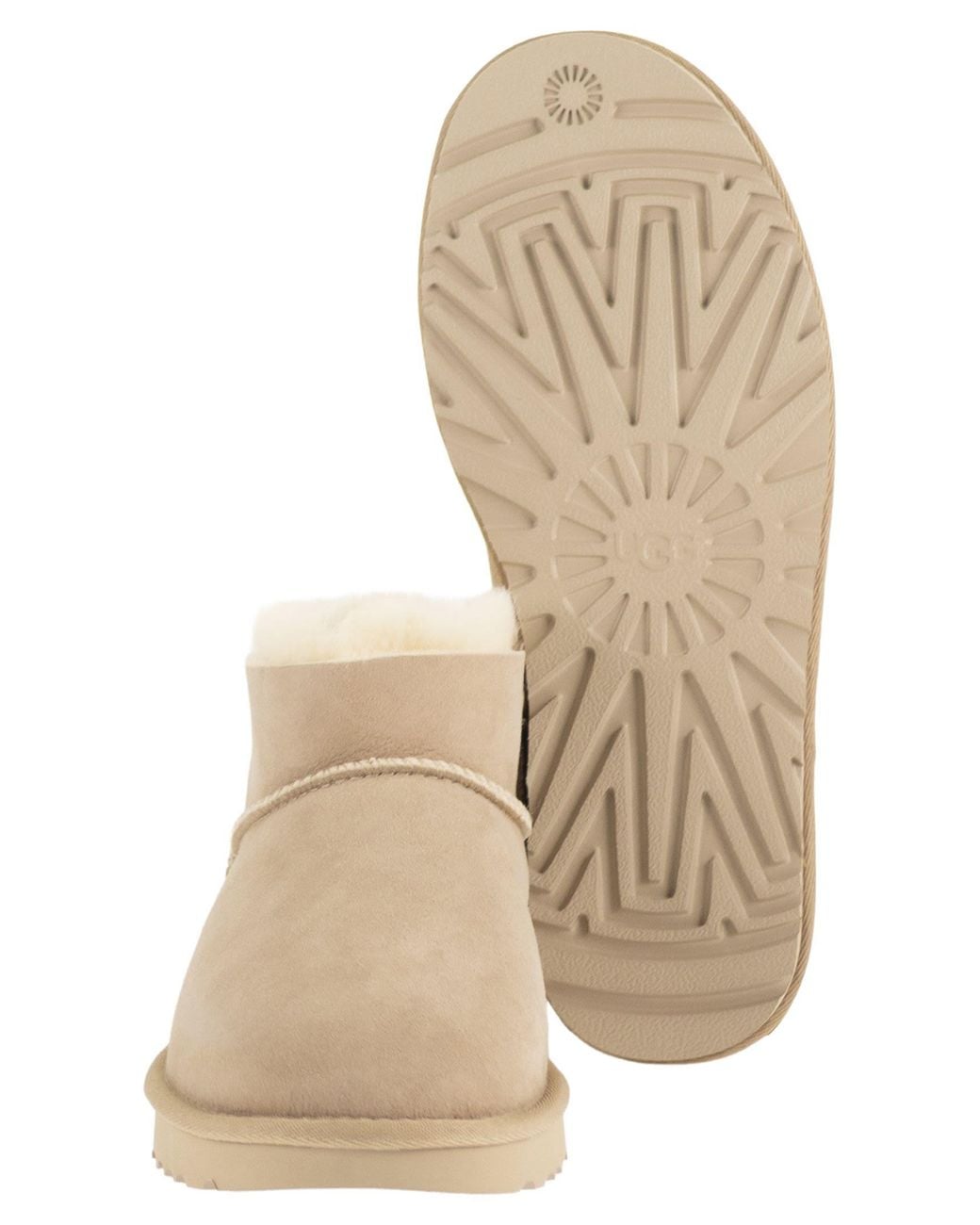 Ugg Natural W Ultra Mini Bailey Bow