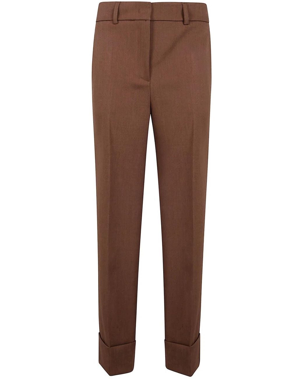 DR. HOPE Brown Wide Leg Trousers