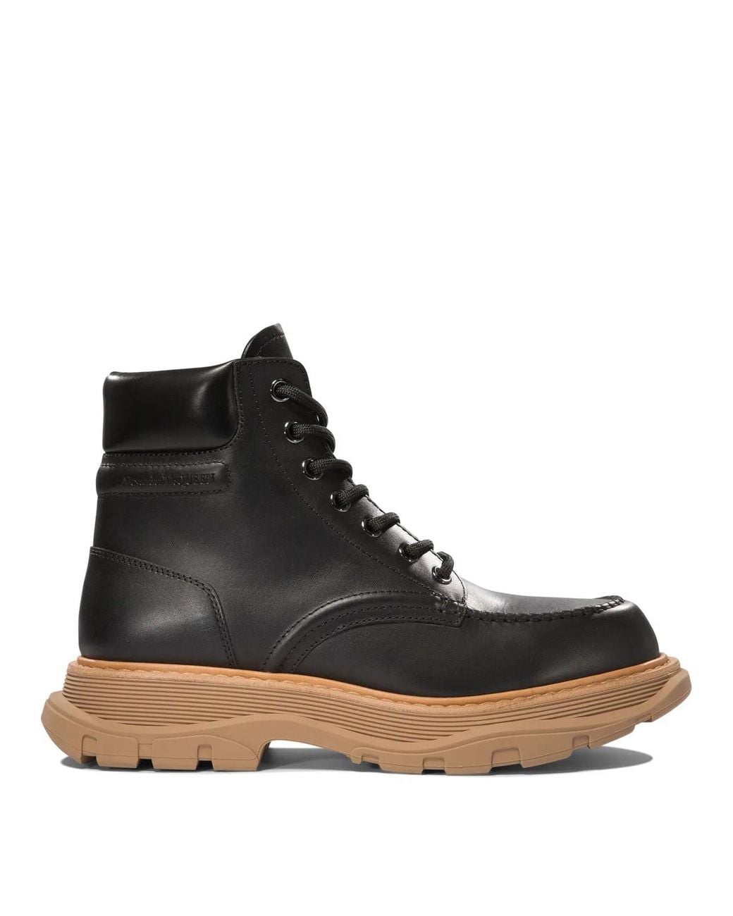 McQueen Black "Chant" Ankle Boots for men