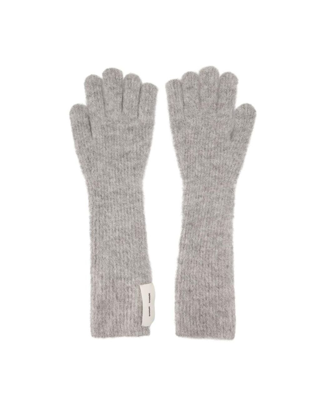 Samsøe & Samsøe Gray Sarue Long 16165 Gloves