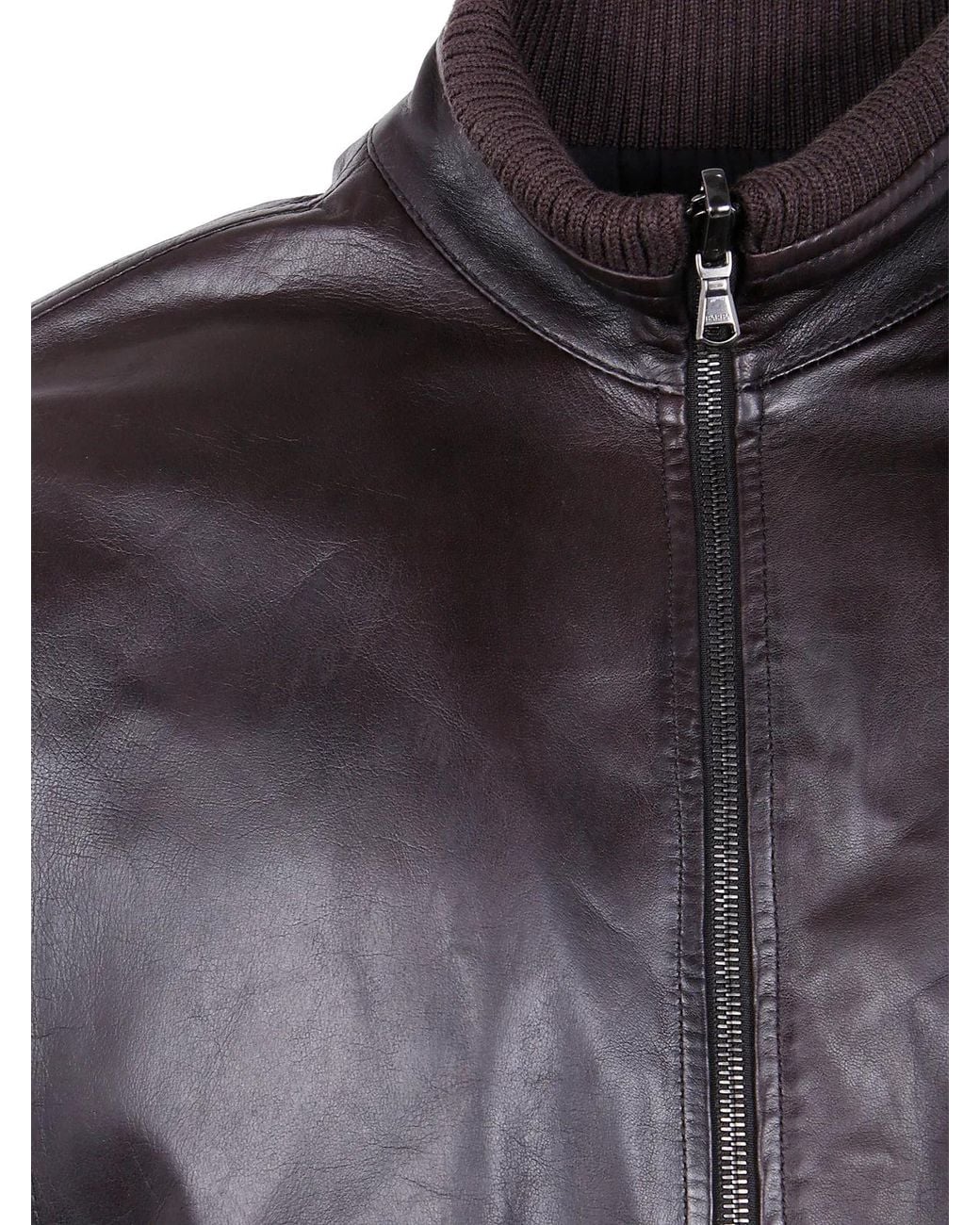 Barba Napoli Gray "Fox Reversible" Jacket for men