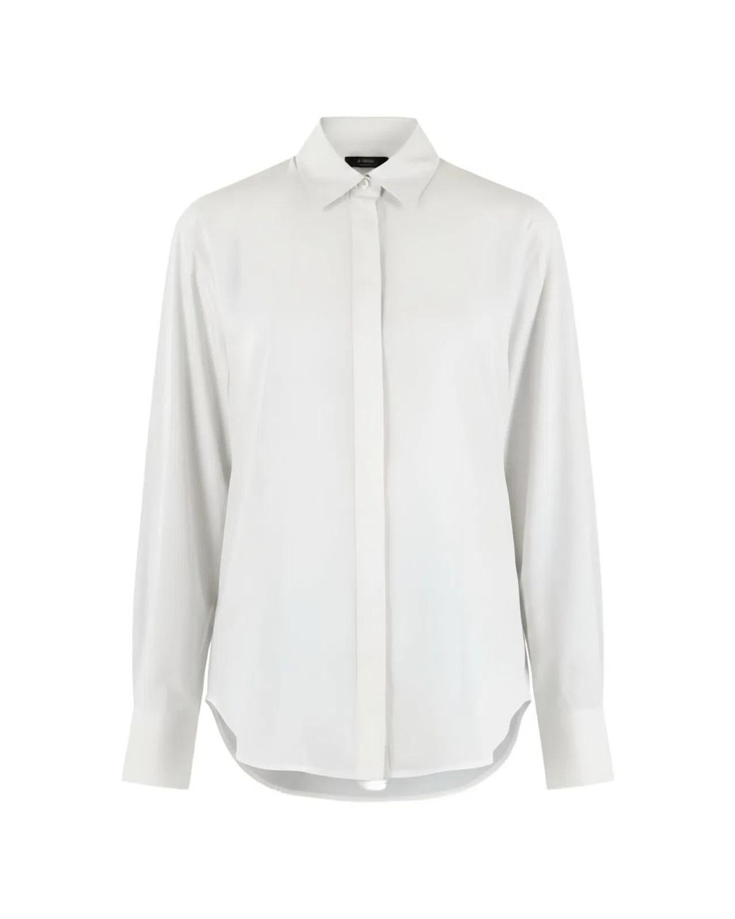 Pinko White Gathered Shirt