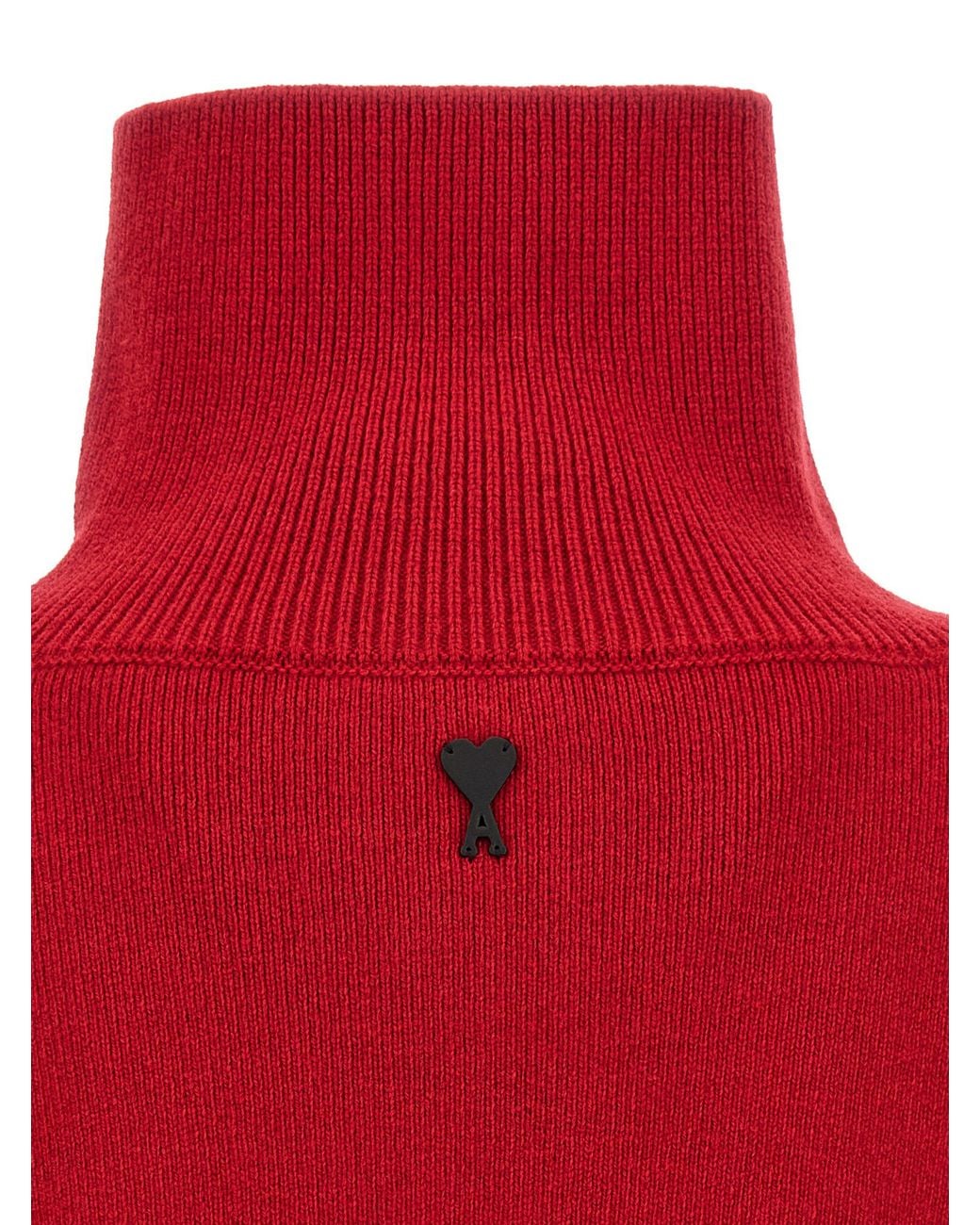 AMI Red 'Ami De Cœur' Sweater for men