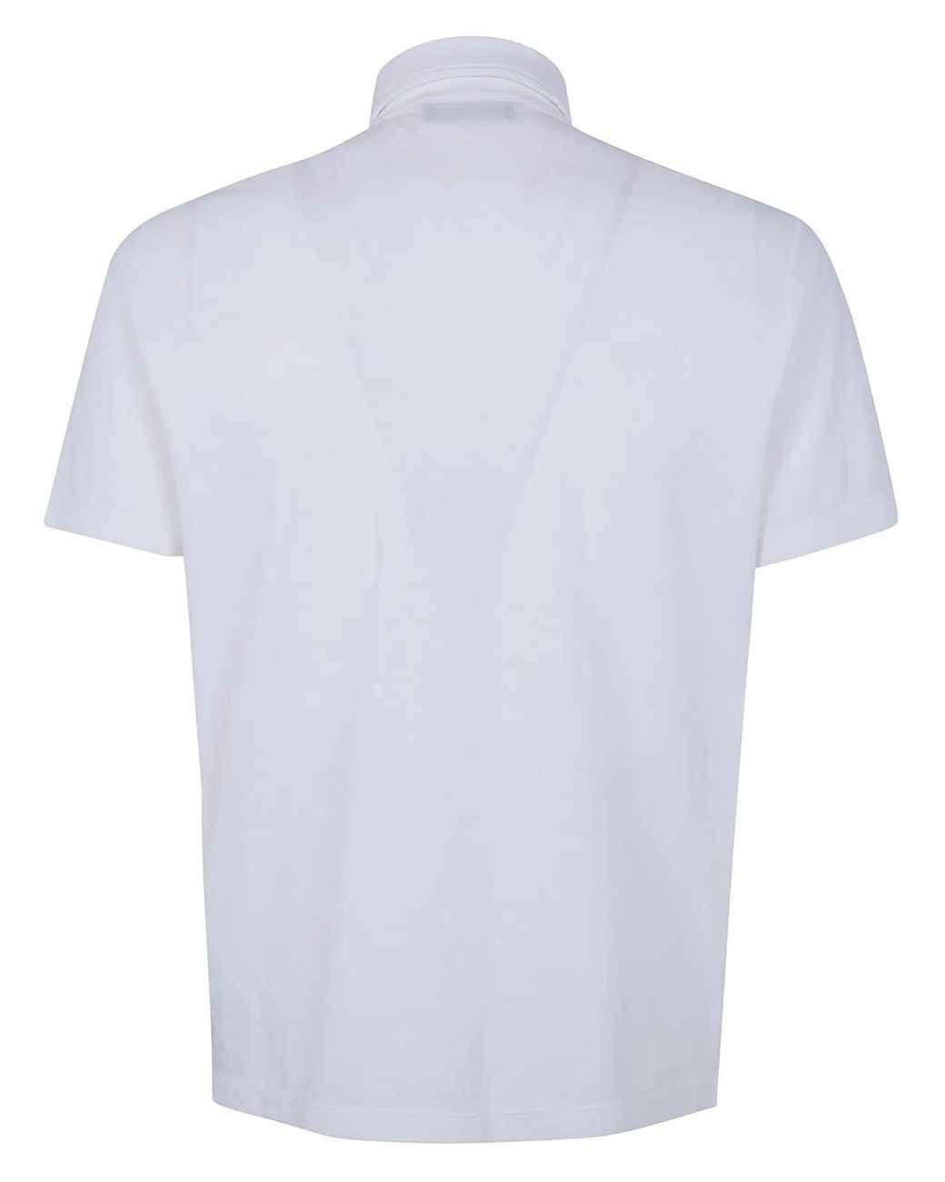 Zanone White Short Sleeves Polo Shirt for men