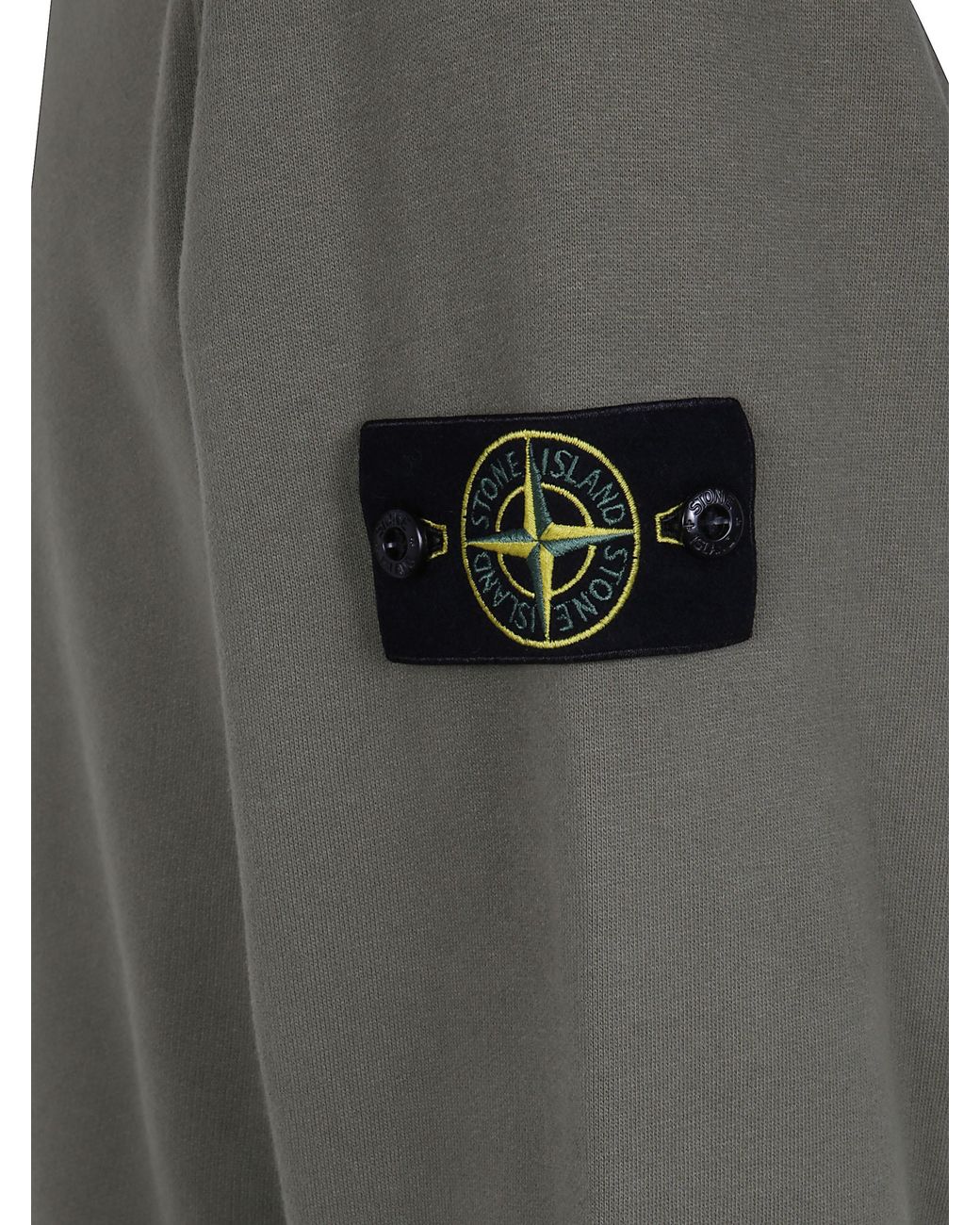 Stone Island Gray Round Neck Sweatshirt for men