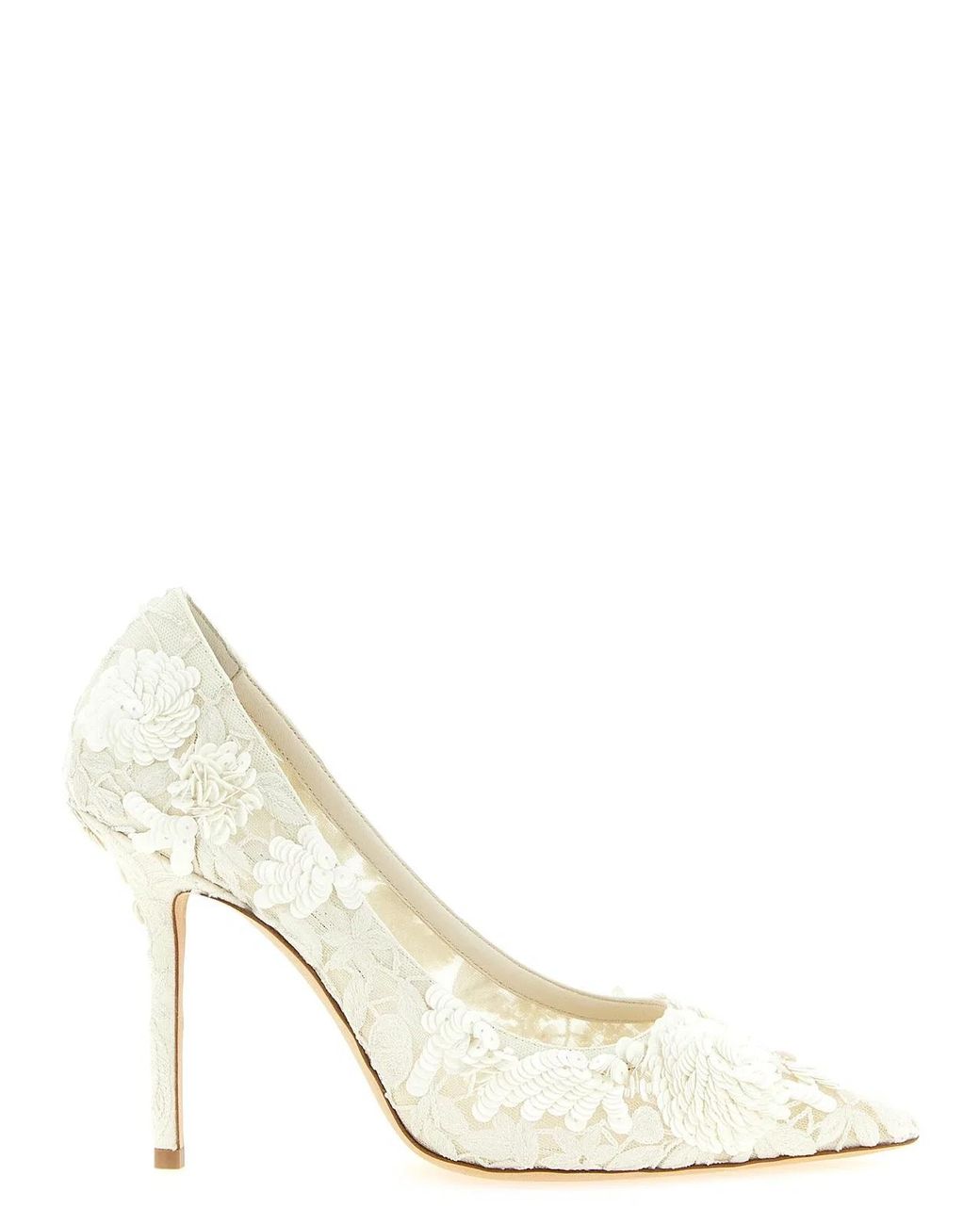 Jimmy Choo White 'Love' Pumps