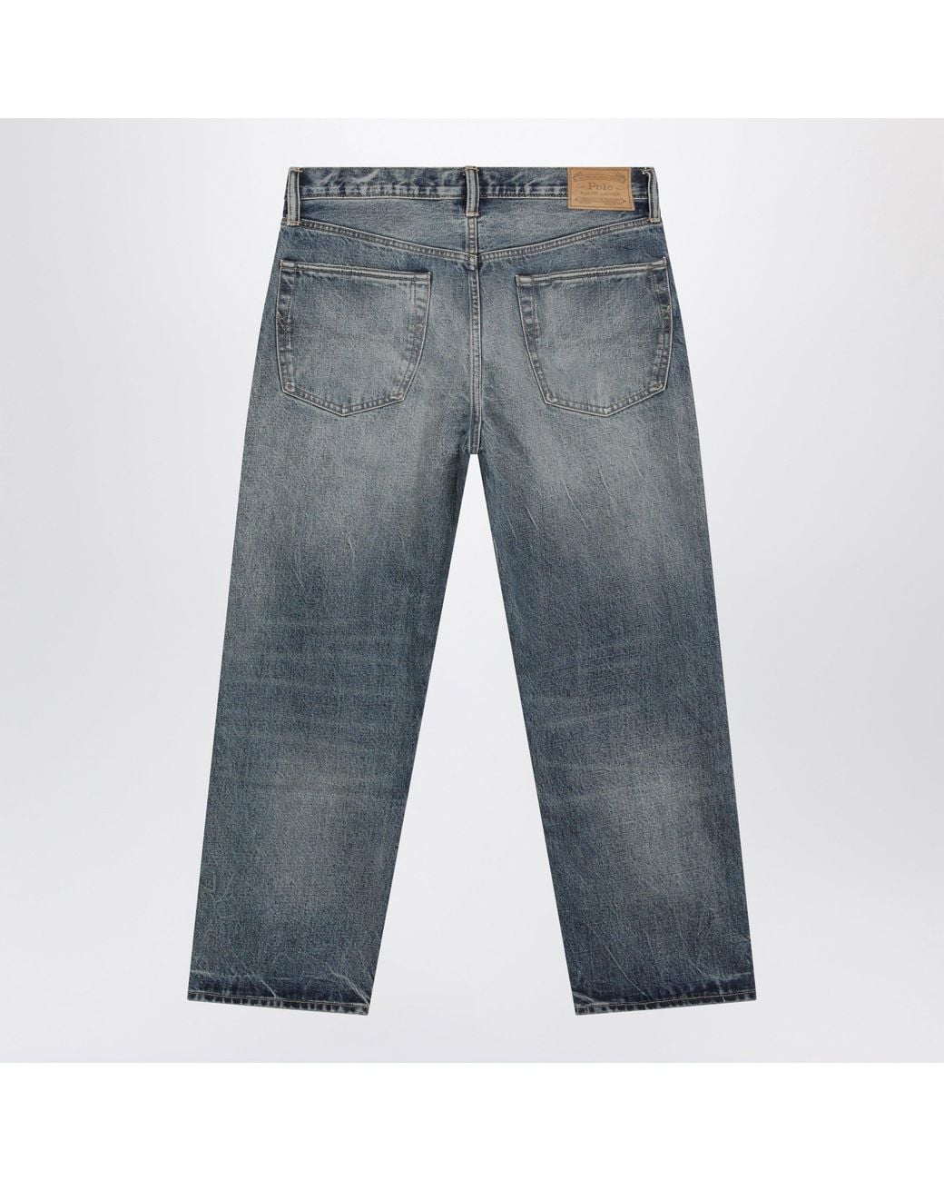 Polo Ralph Lauren Blue Washed Denim Jeans for men