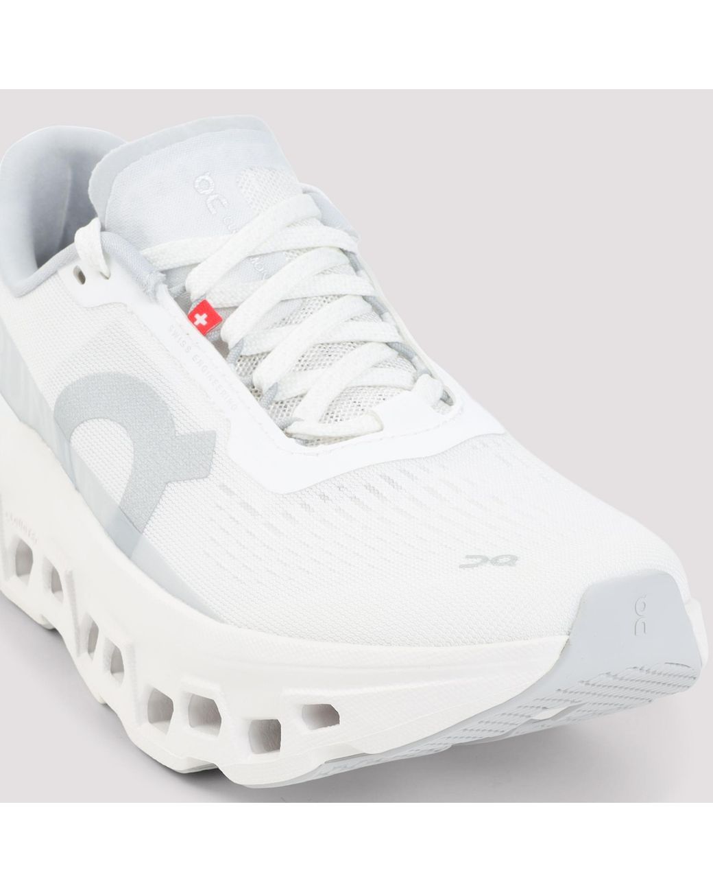 On Shoes White Cloudmster 1 Sneakers Textile Rubber
