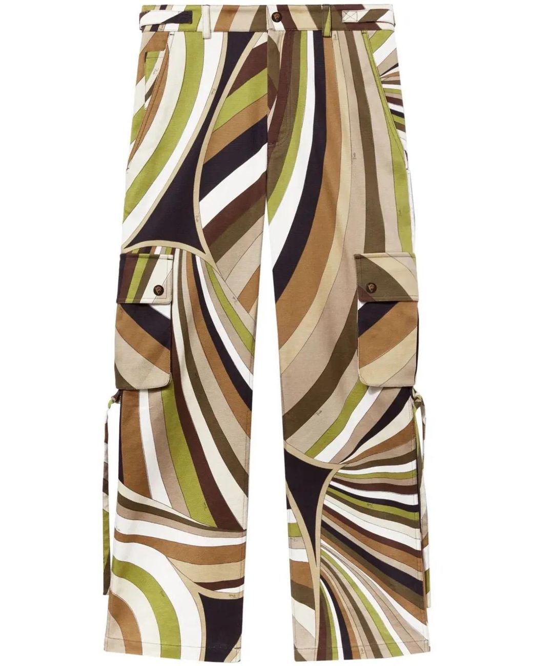 Emilio Pucci White Trousers for men