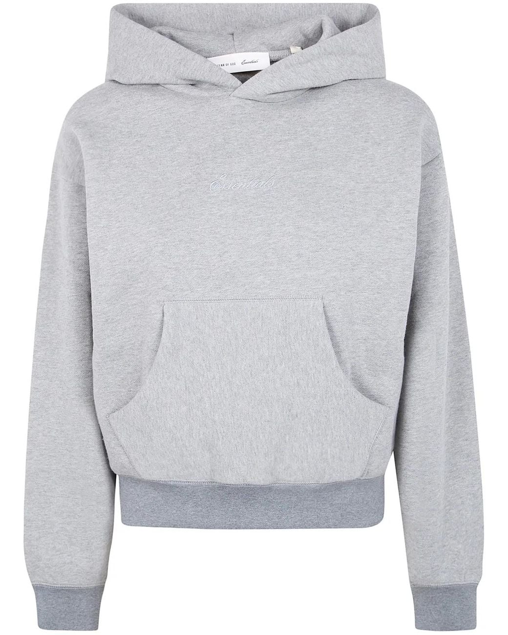 Fear Of God Gray "Signature Classic" Hoodie