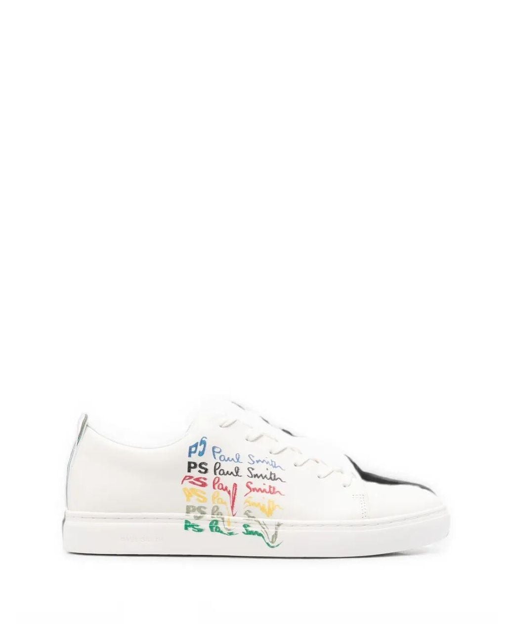 Paul Smith White Shoe Lee Logo Overprint for men