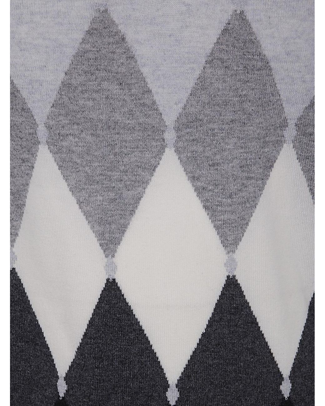 Ballantyne Gray V Neck Pullover for men